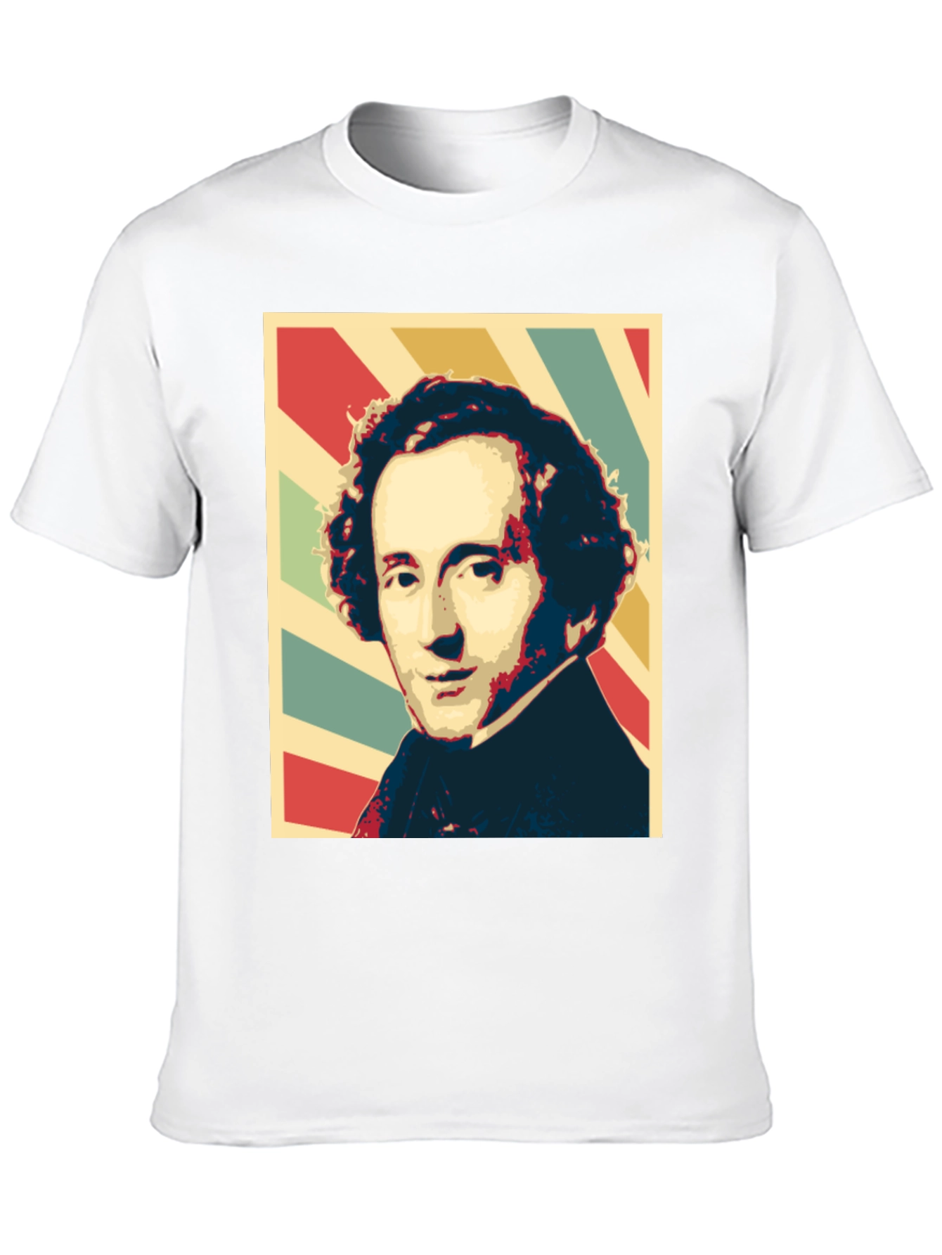 Classic Portrait T-Shirt - Stylish Pop Art Design