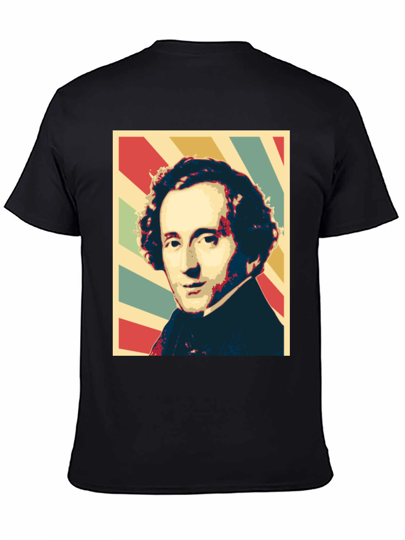 Classic Portrait T-Shirt - Stylish Pop Art Design