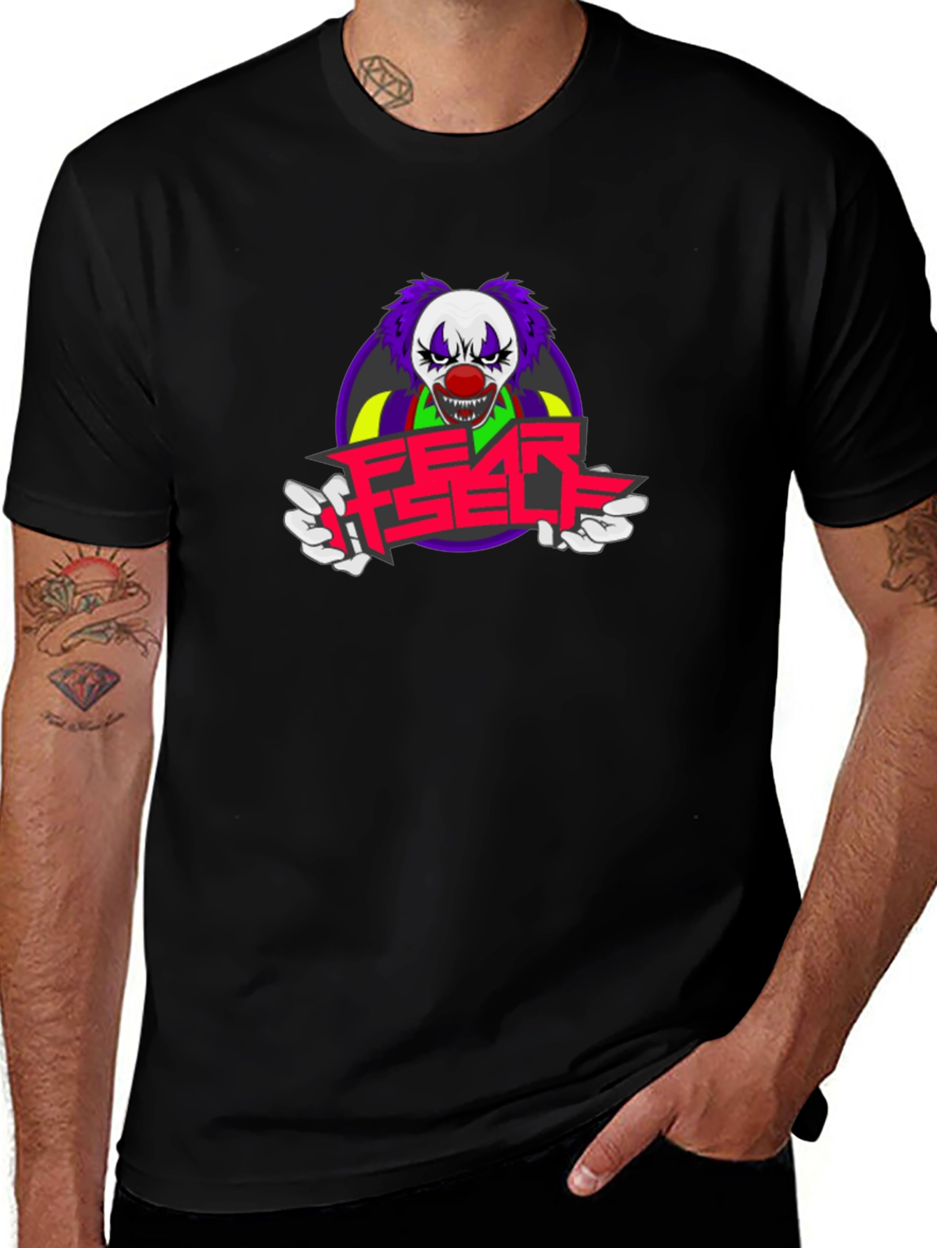 Fear Itself Clown Graphic Tee - Black