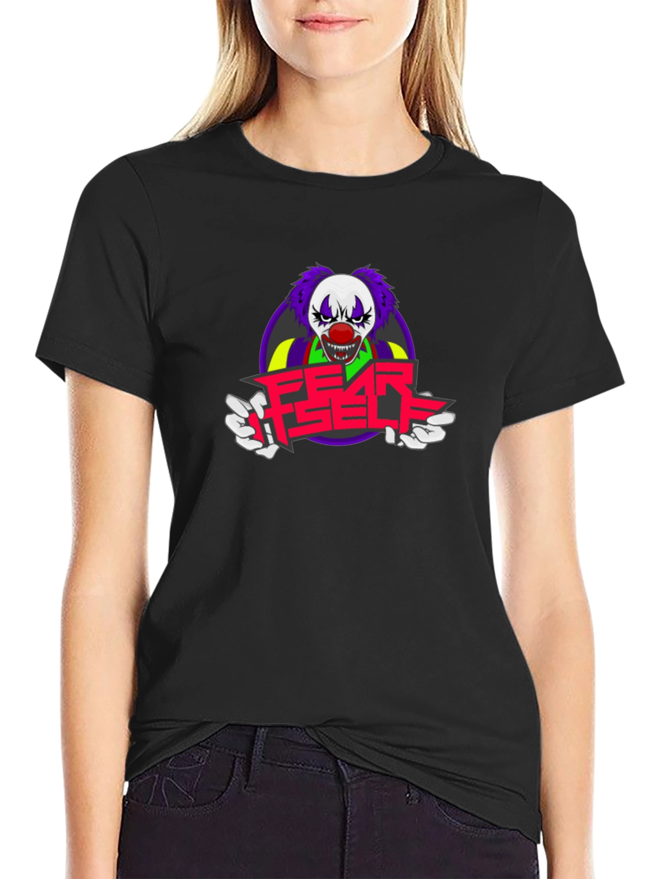 Fear Itself Clown Graphic Tee - Black
