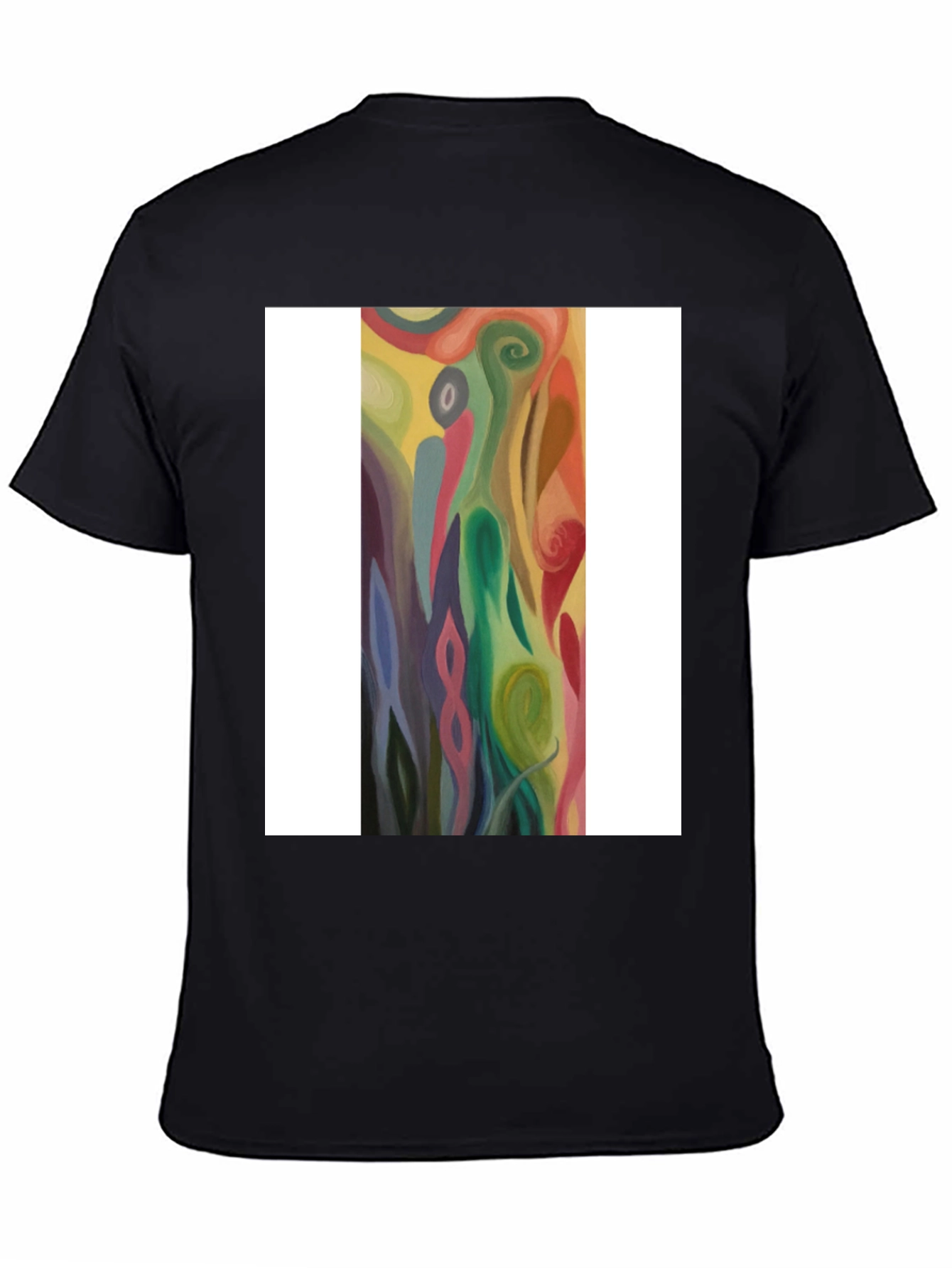 Abstract Art Graphic Tee - Modern Casual Style