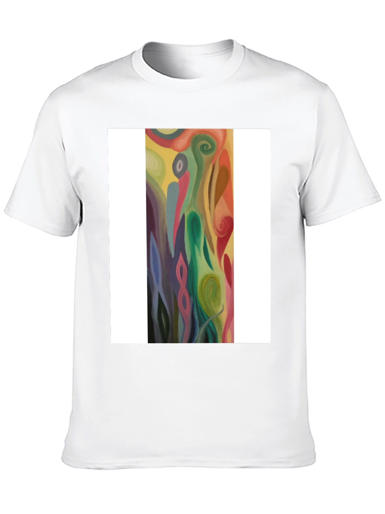 Abstract Art Graphic Tee - Modern Casual Style