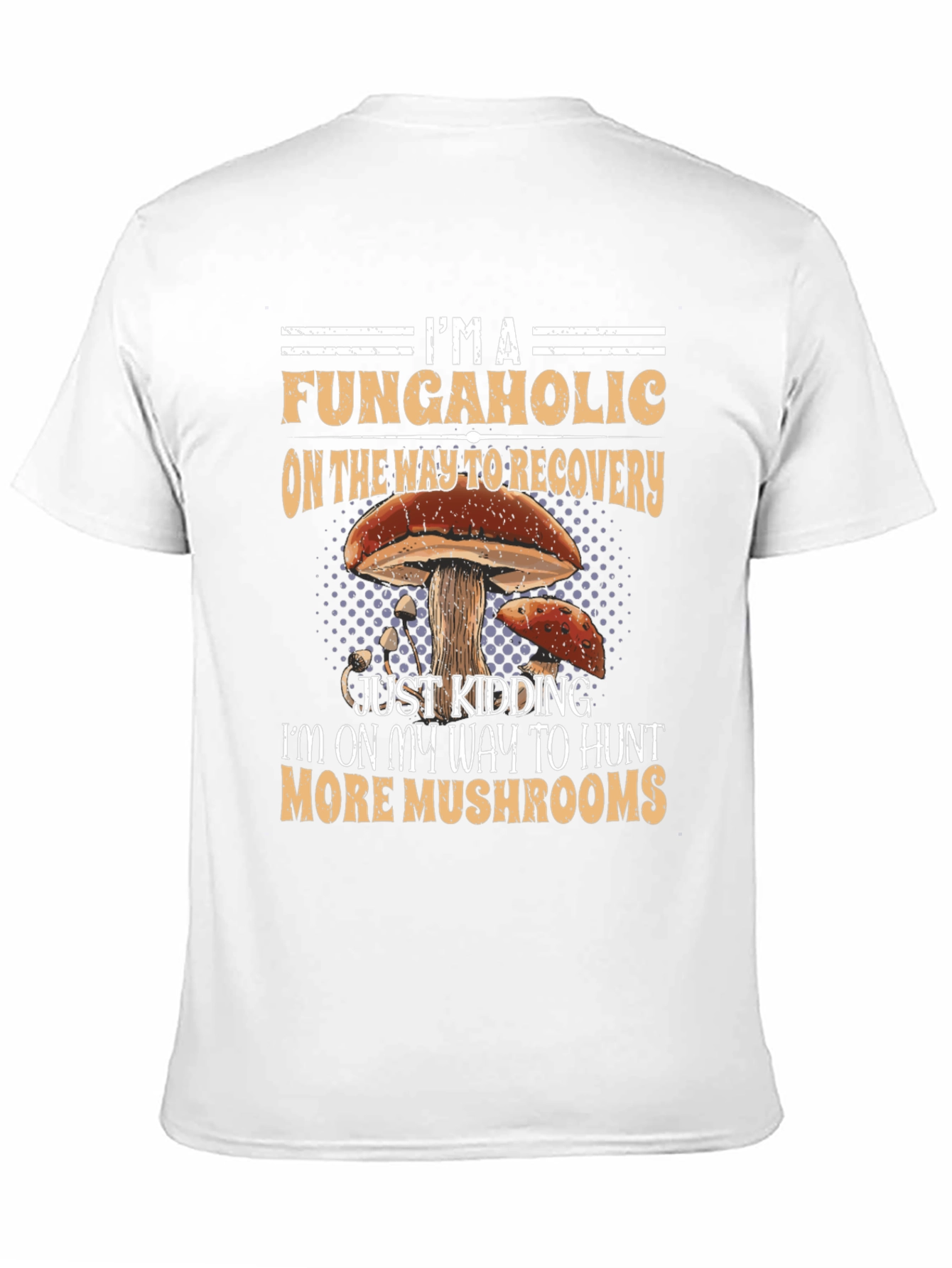 Fungaholics Mushroom Hunter Graphic T-Shirt