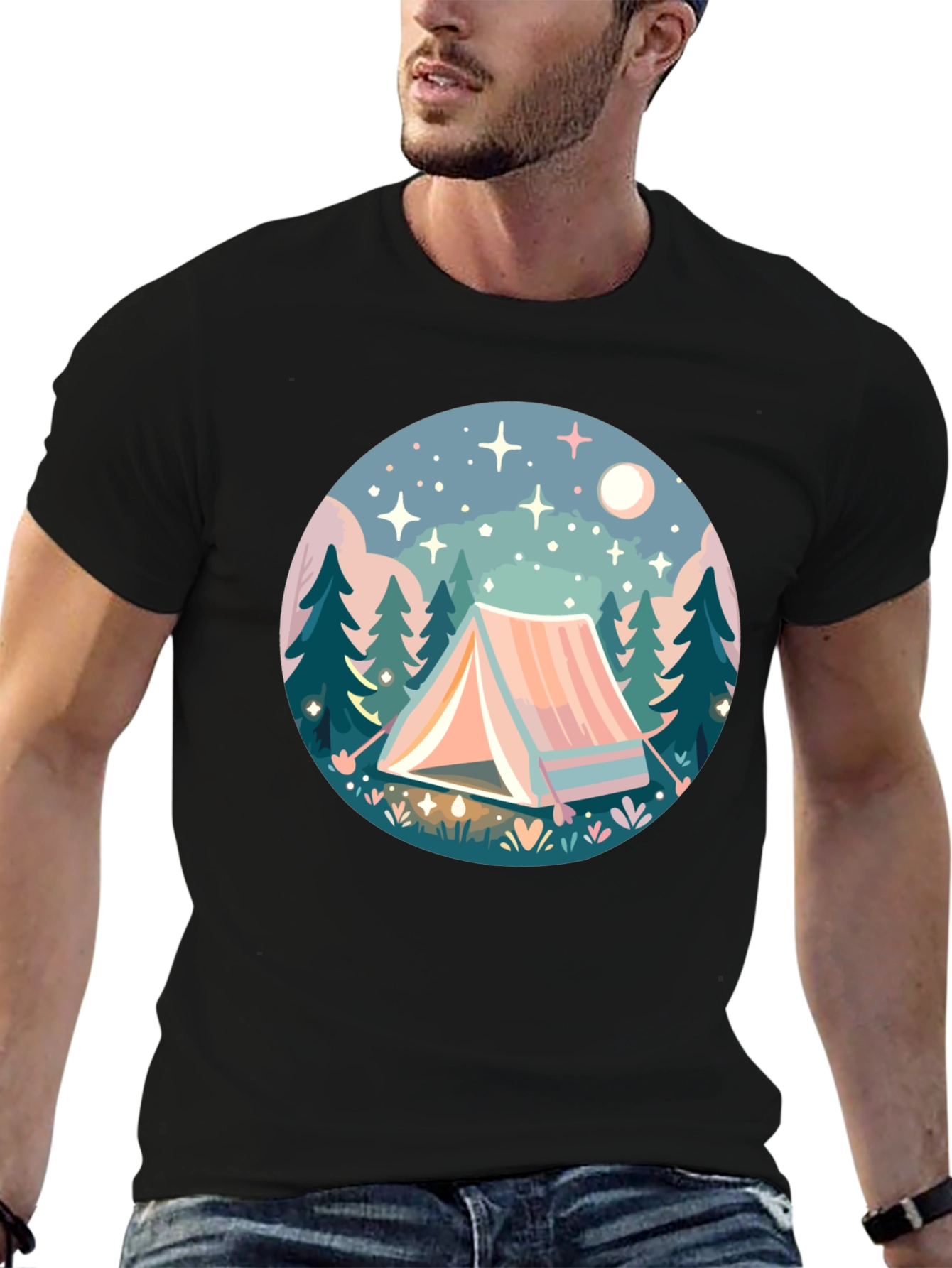 Camping Adventure T-Shirt - Nature Scene