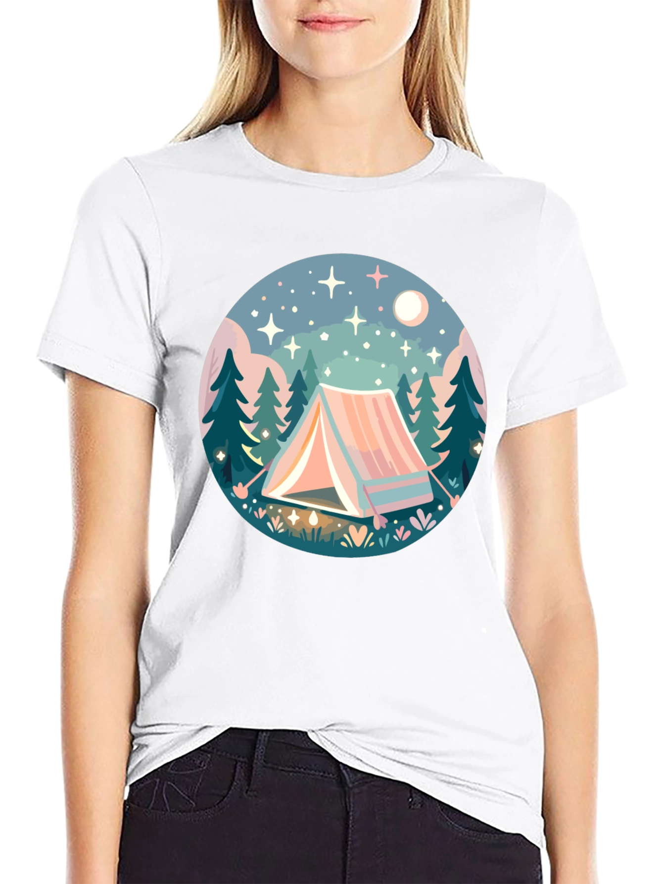 Camping Adventure T-Shirt - Nature Scene