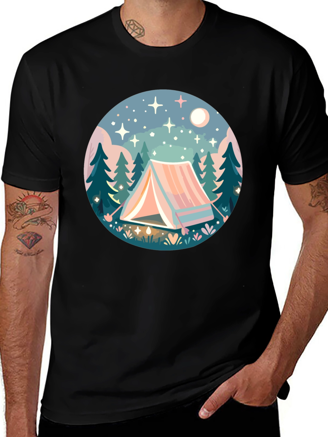 Camping Adventure T-Shirt - Nature Scene