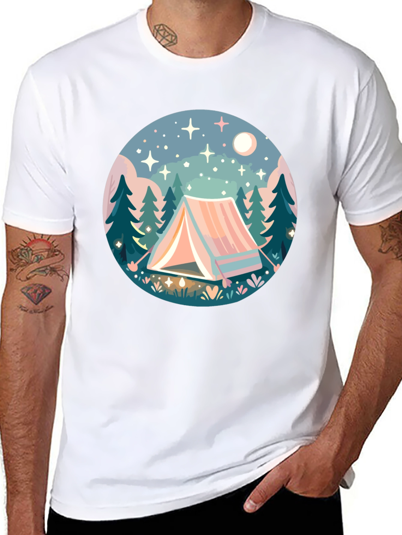 Camping Adventure T-Shirt - Nature Scene