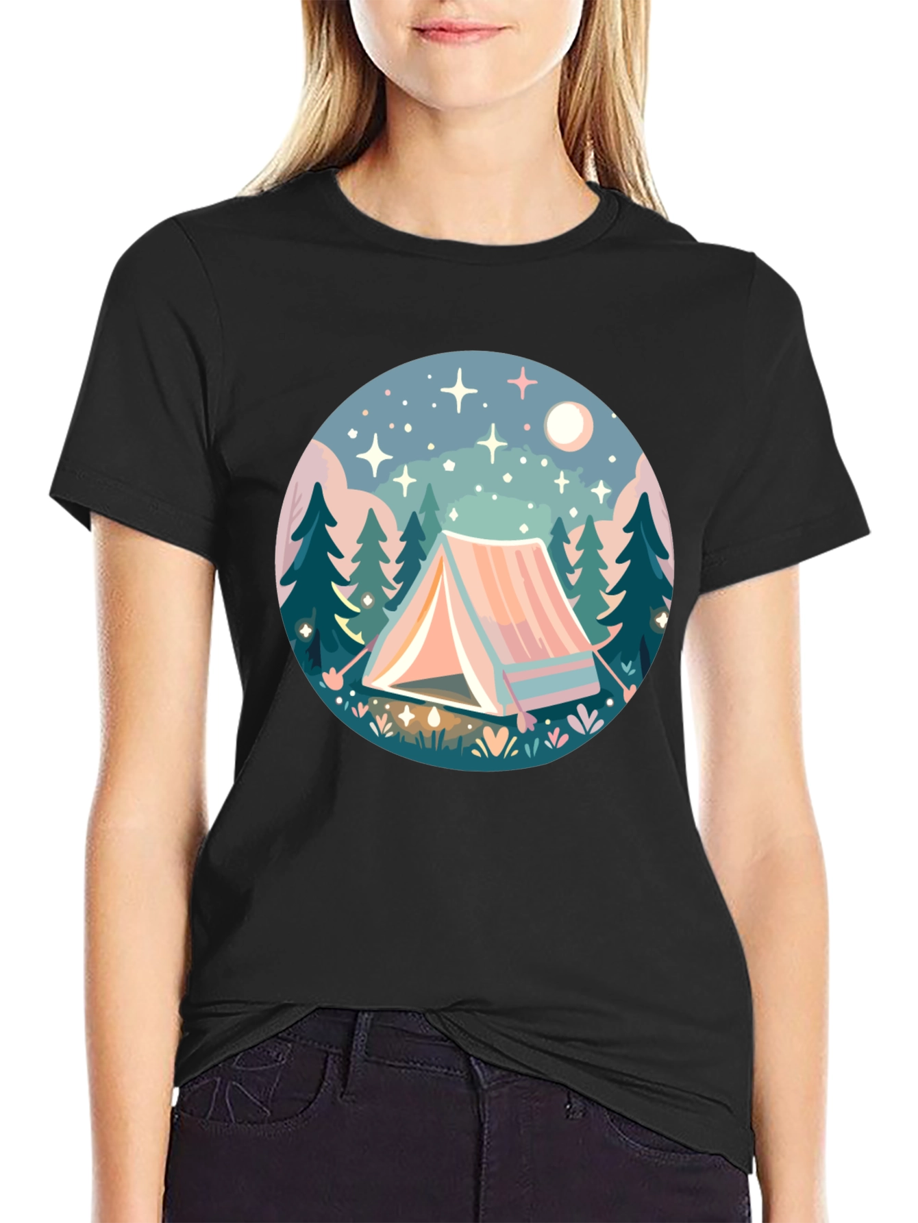 Camping Adventure T-Shirt - Nature Scene