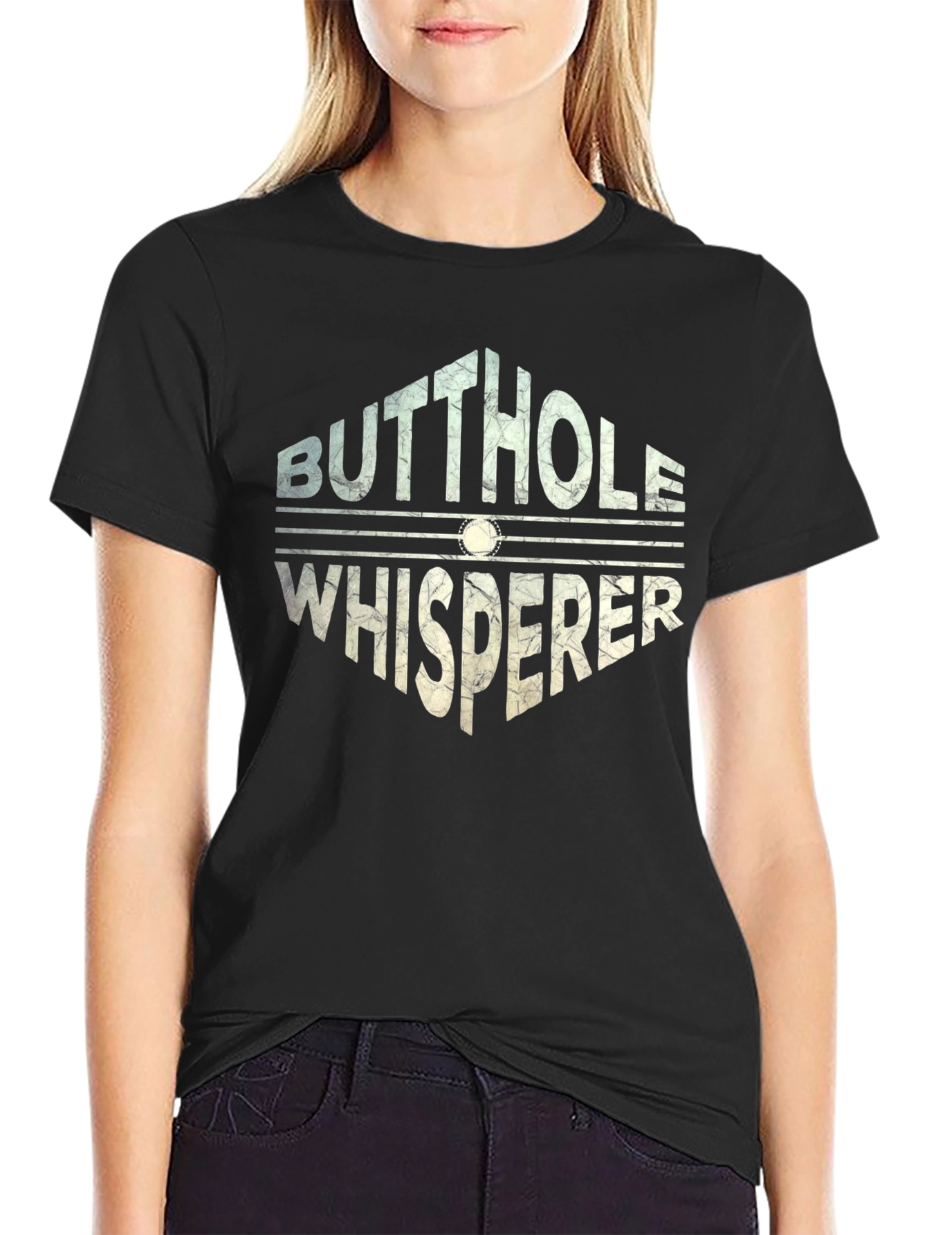Butthole Whisperer Novelty Graphic T-Shirt