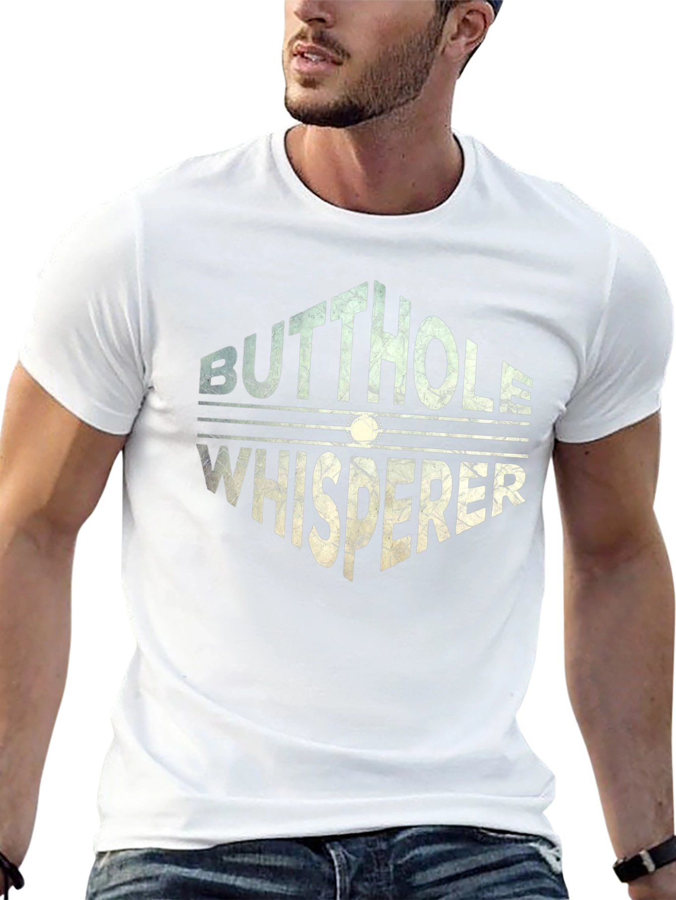Butthole Whisperer Novelty Graphic T-Shirt
