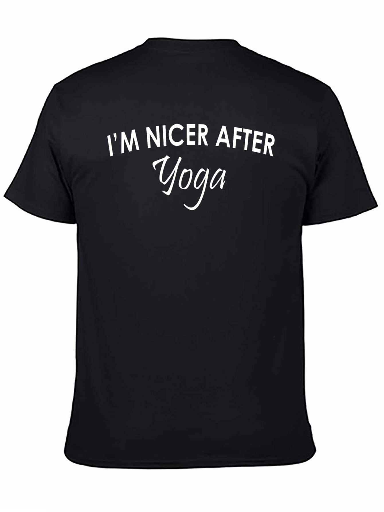 Im Nicer After Yoga Black T-Shirt