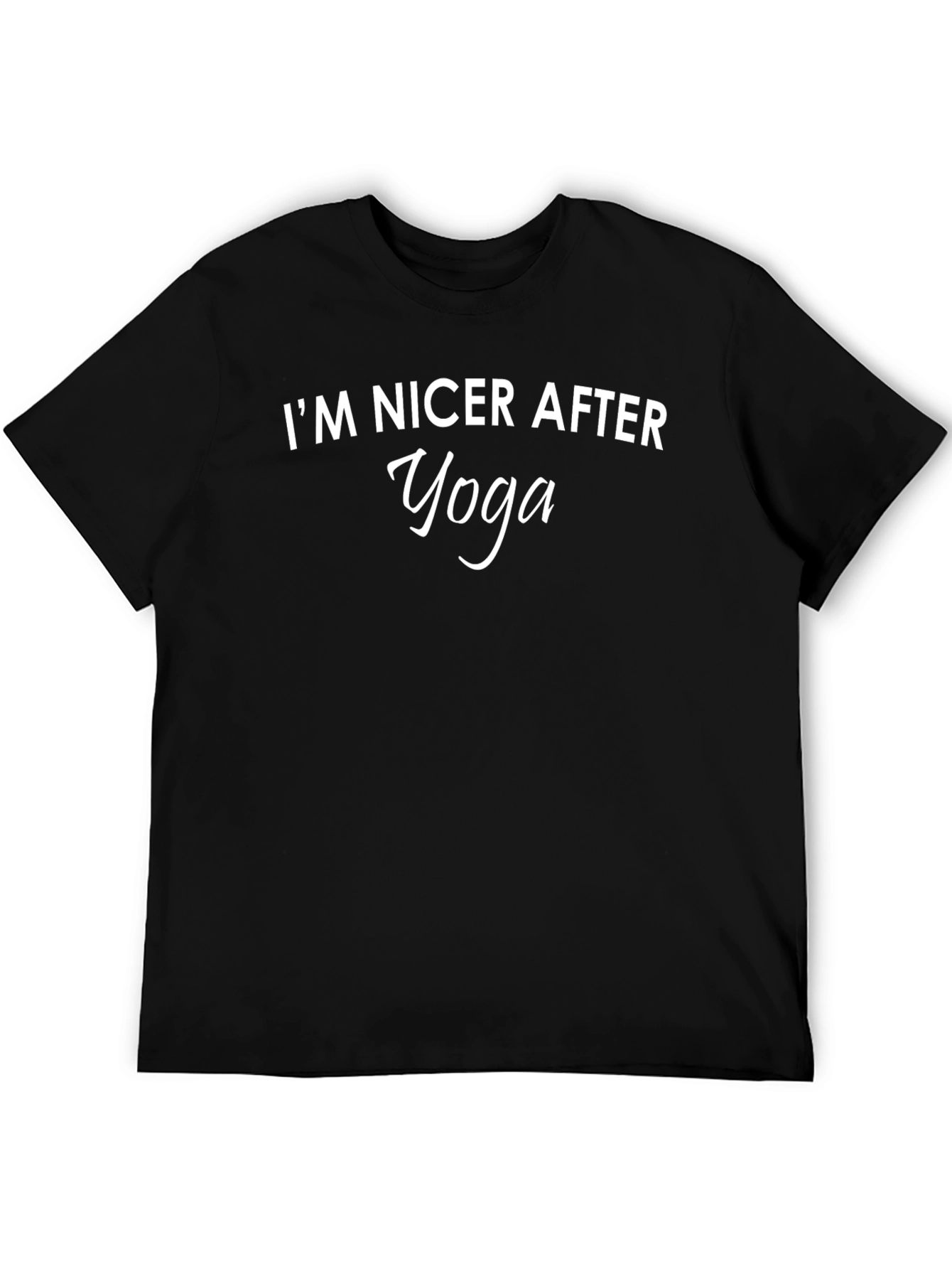 Im Nicer After Yoga Black T-Shirt