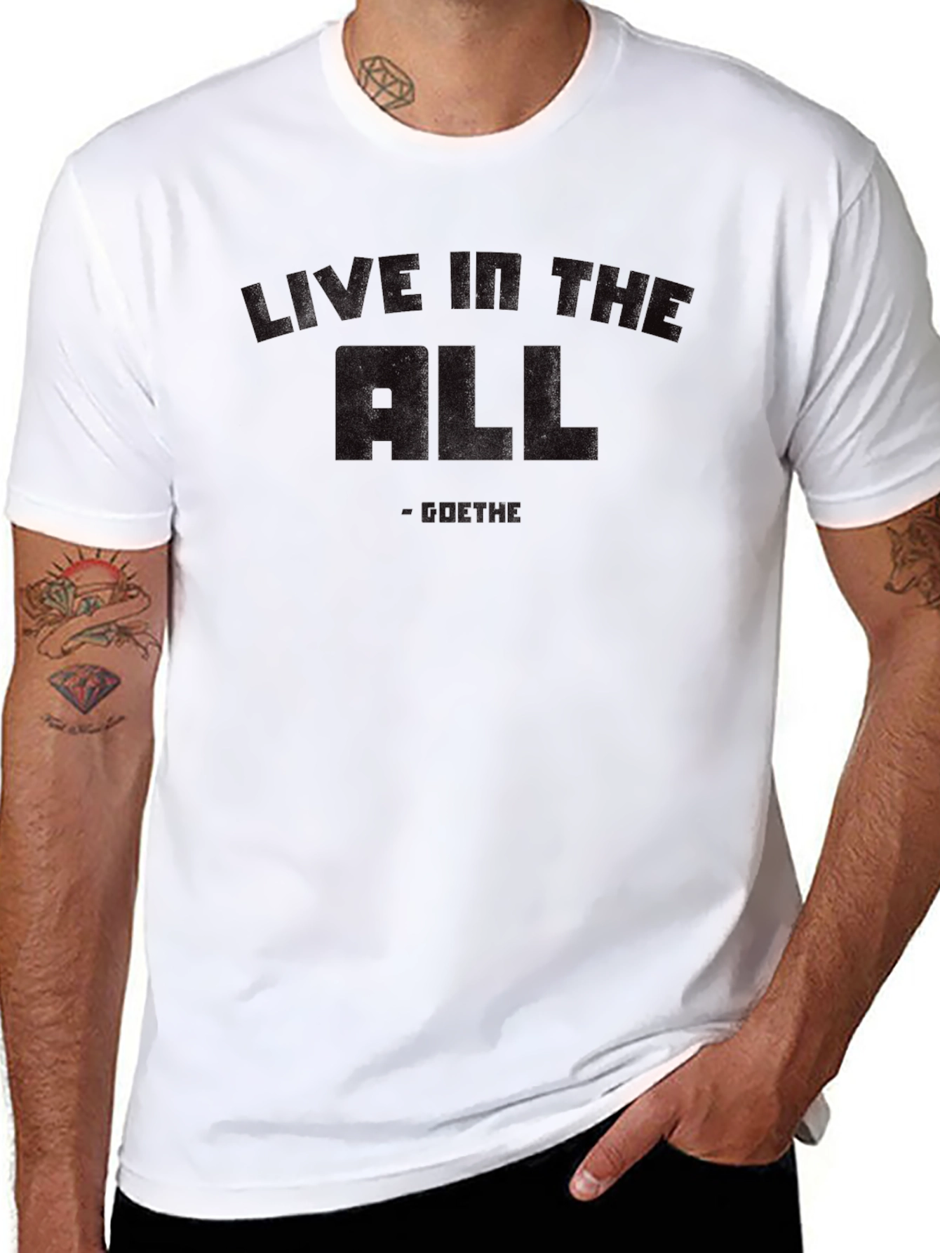 Live In The All Goethe Graphic T-Shirt