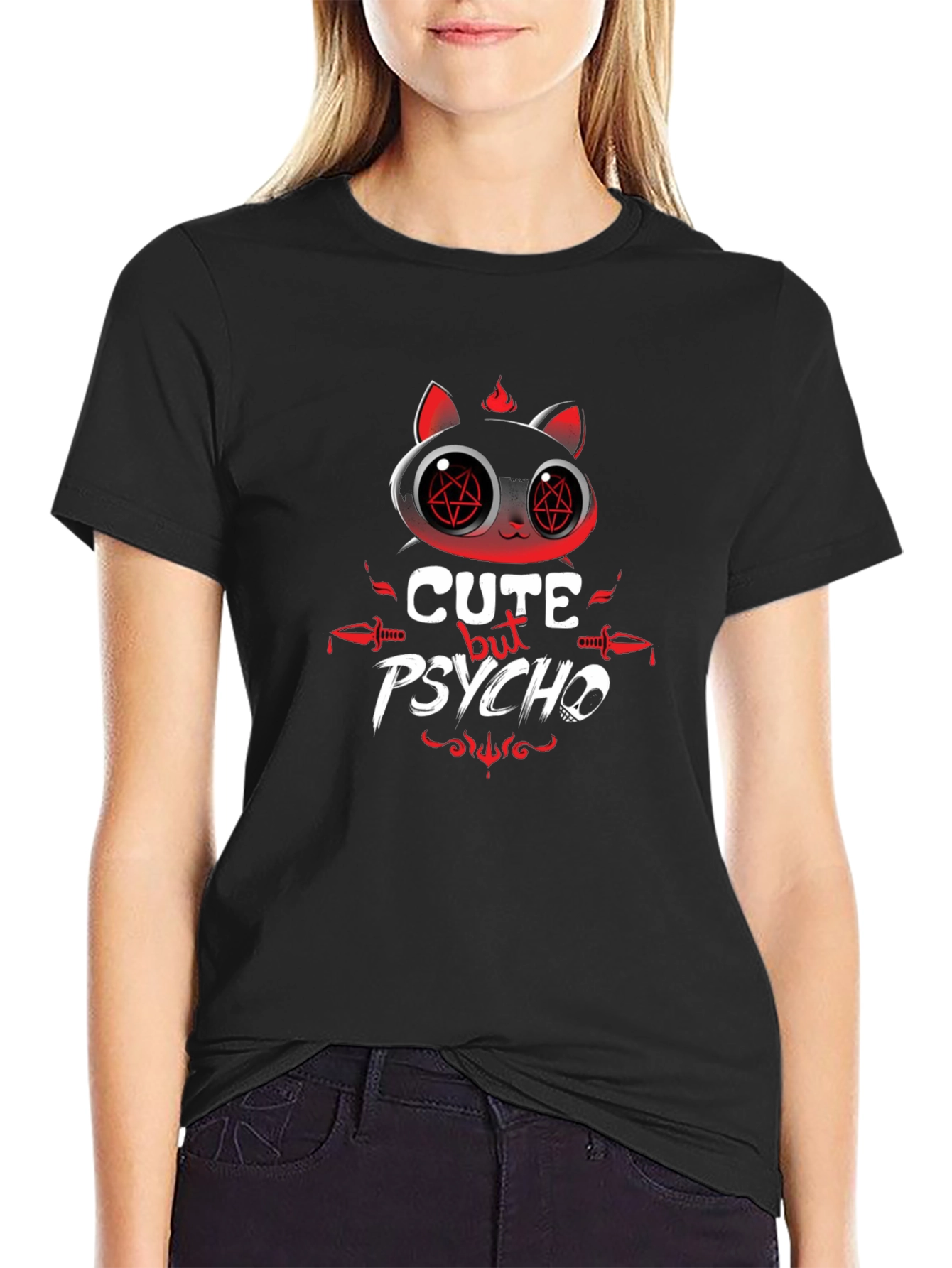 Cute But Psycho Graphic T-Shirt