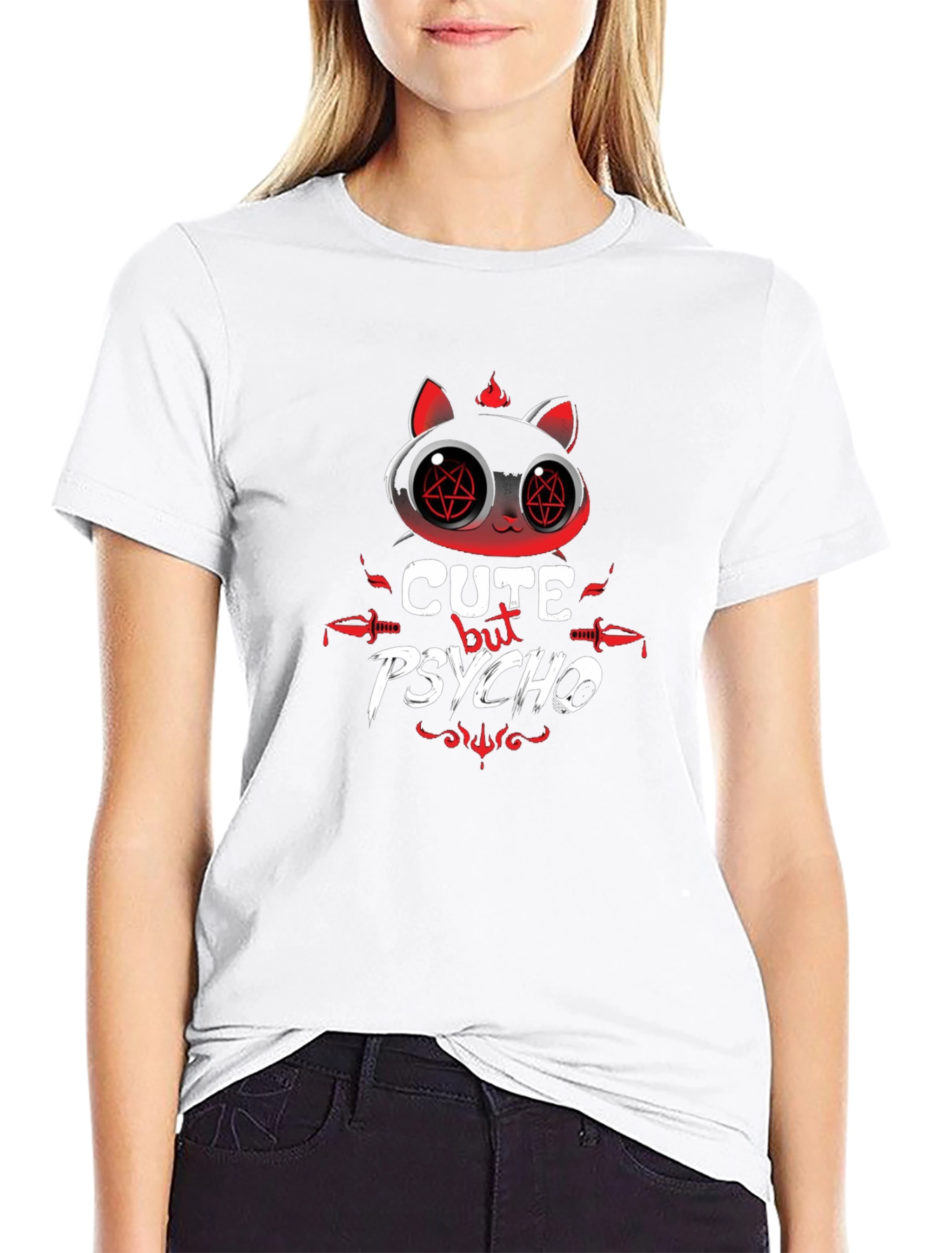 Cute But Psycho Graphic T-Shirt