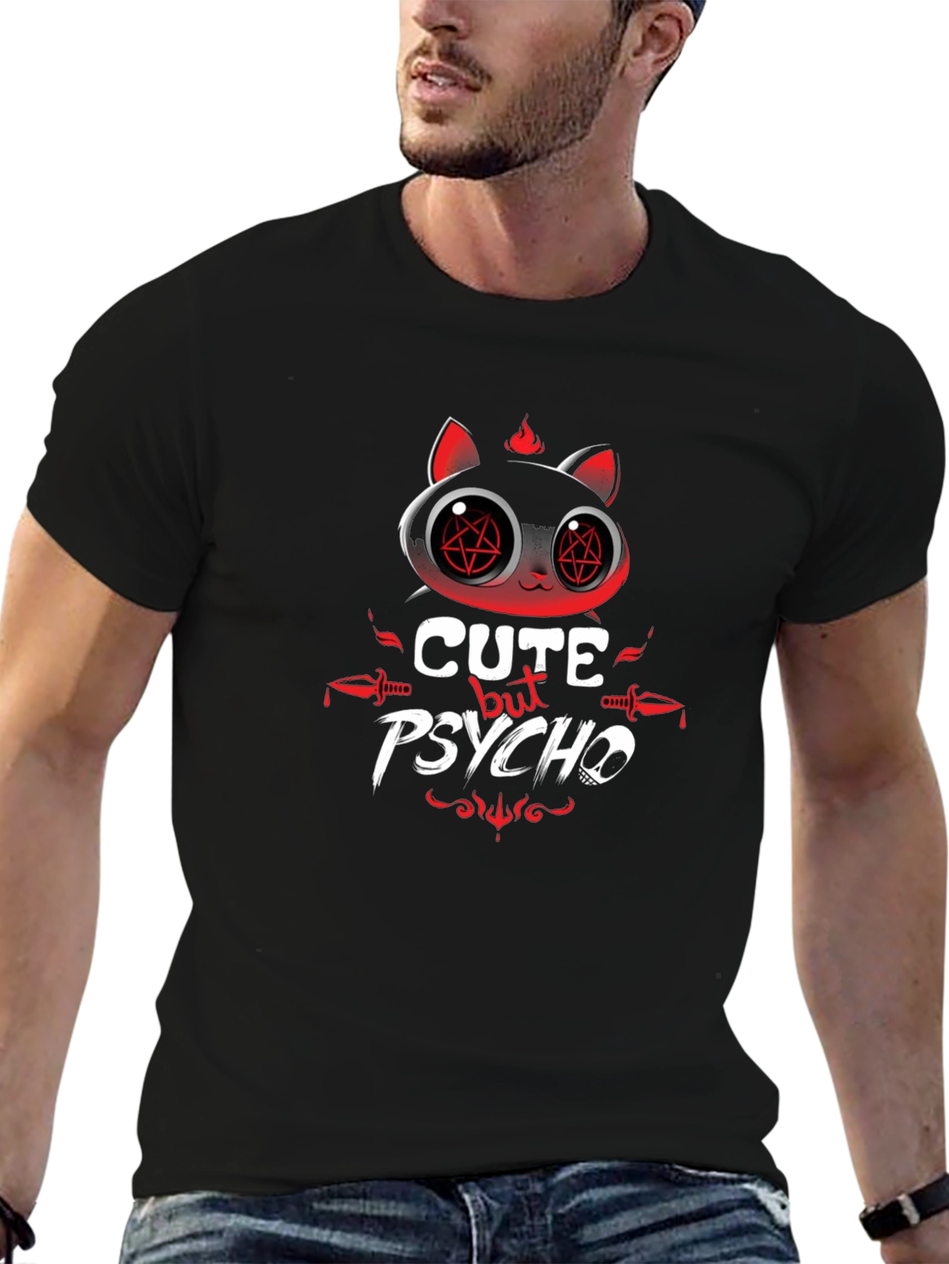 Cute But Psycho Graphic T-Shirt