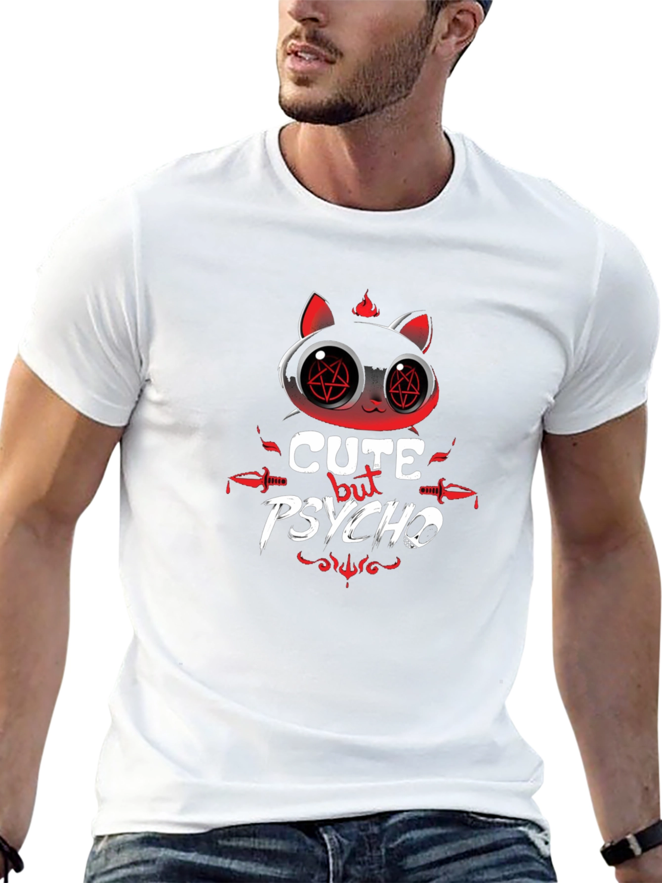 Cute But Psycho Graphic T-Shirt
