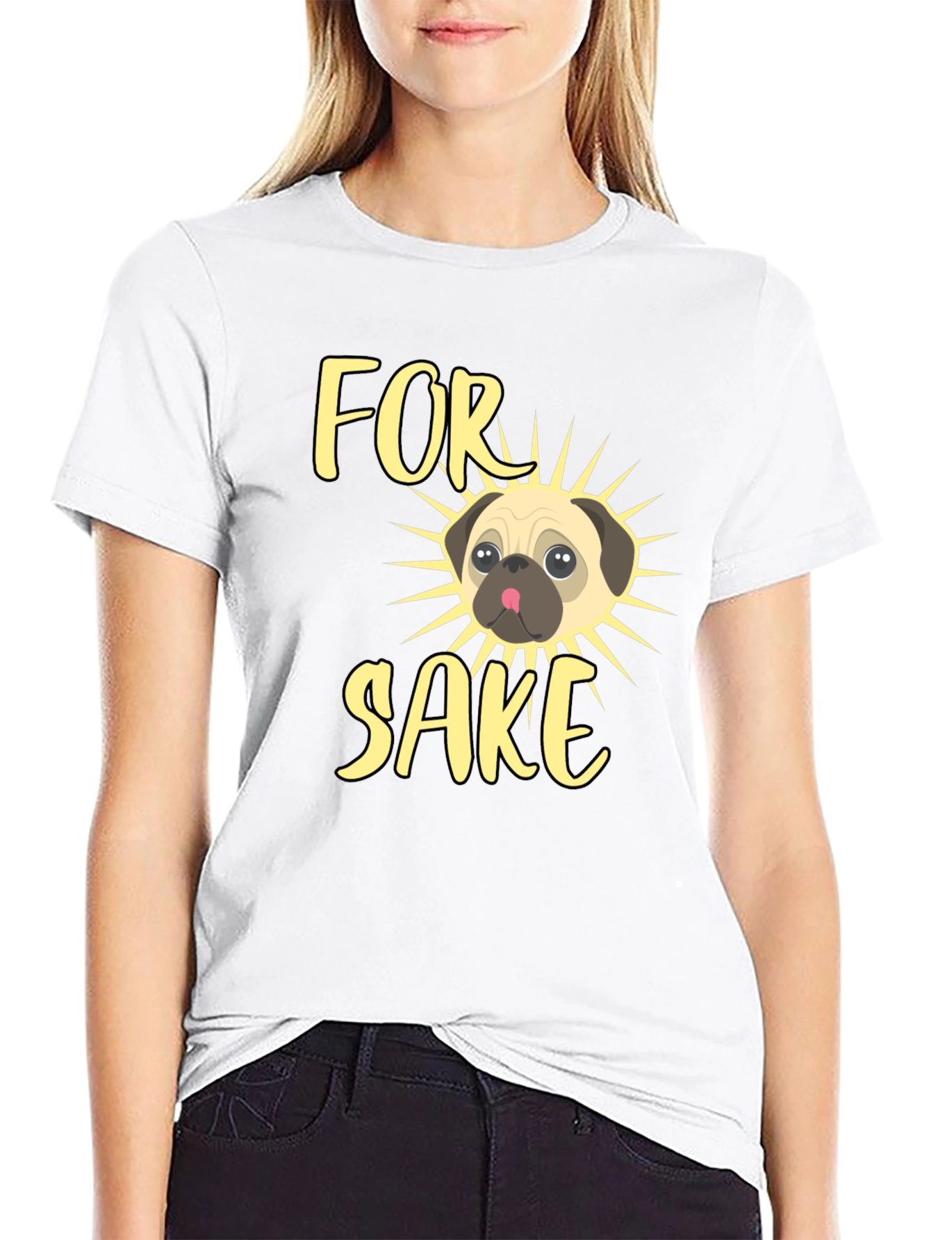 For Pugs Sake Mens Graphic Tee