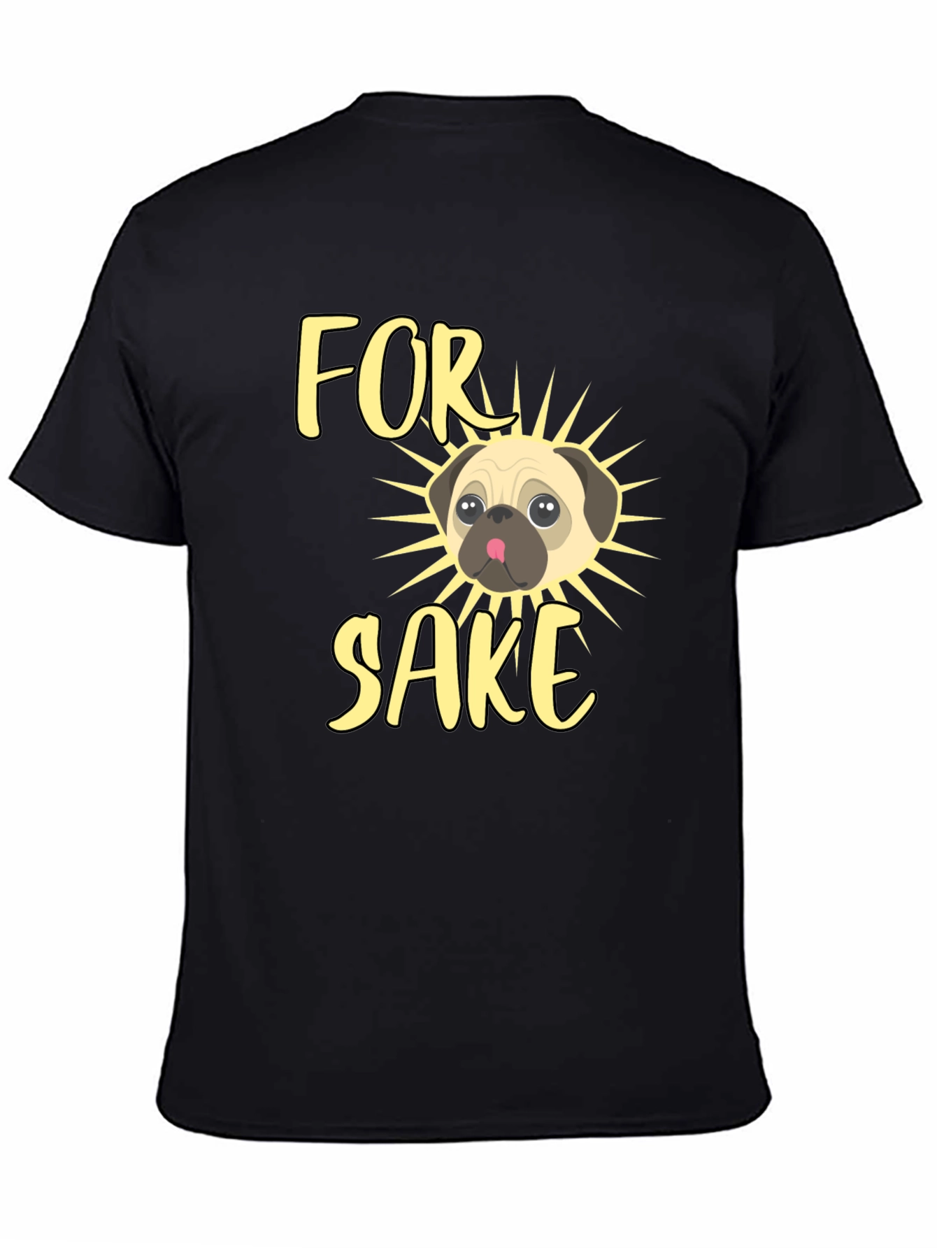 For Pugs Sake Mens Graphic Tee