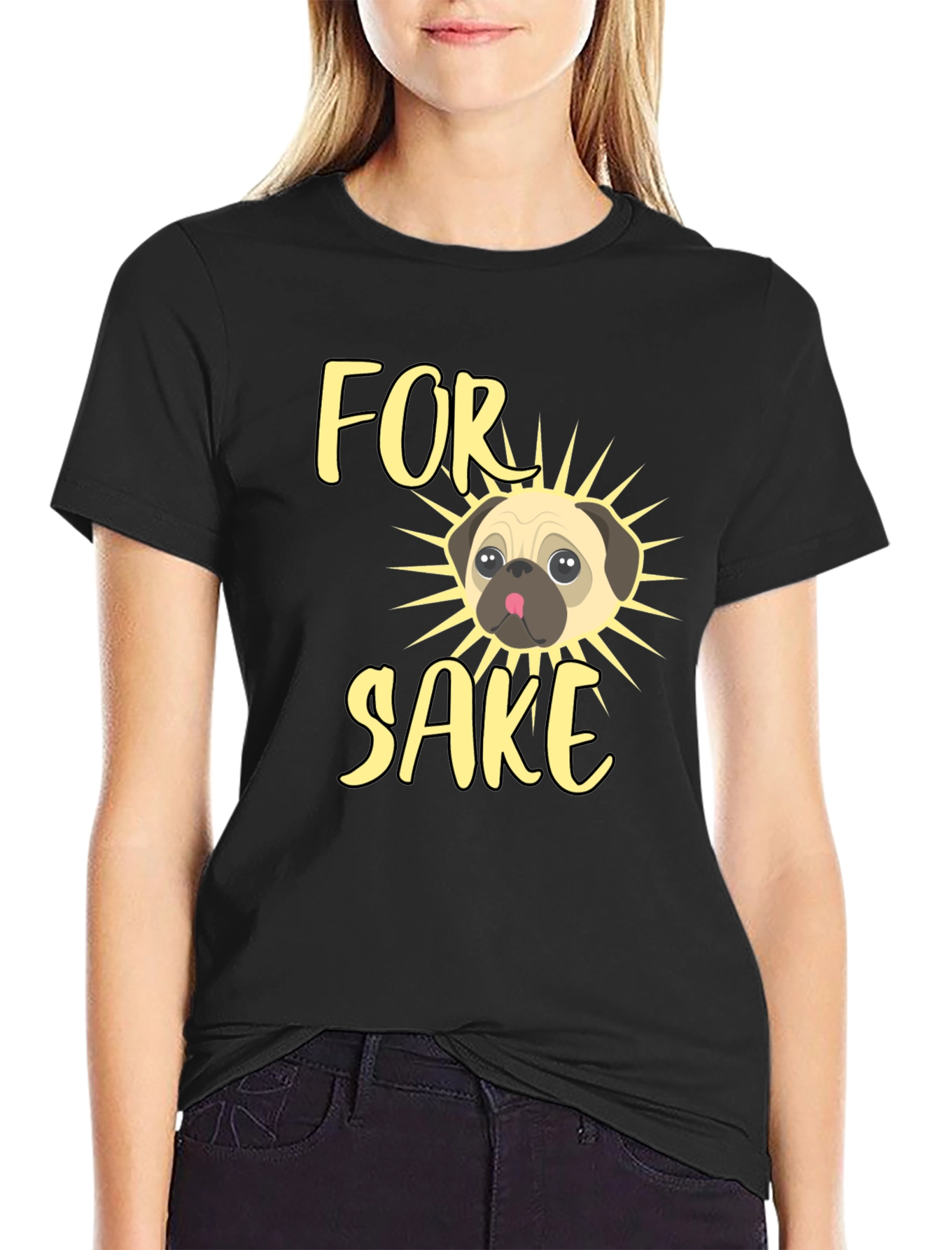 For Pugs Sake Mens Graphic Tee