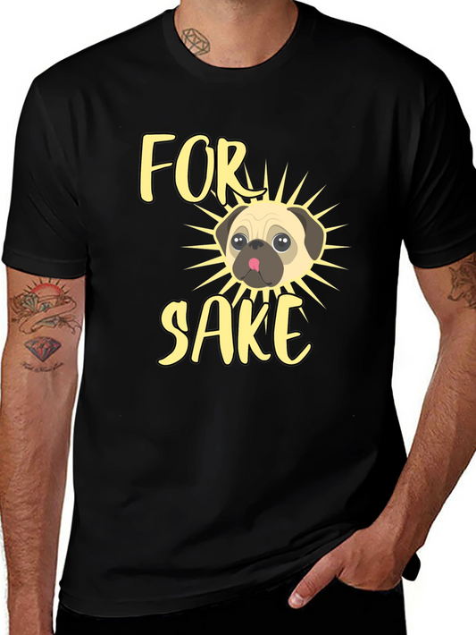 For Pugs Sake Mens Graphic Tee