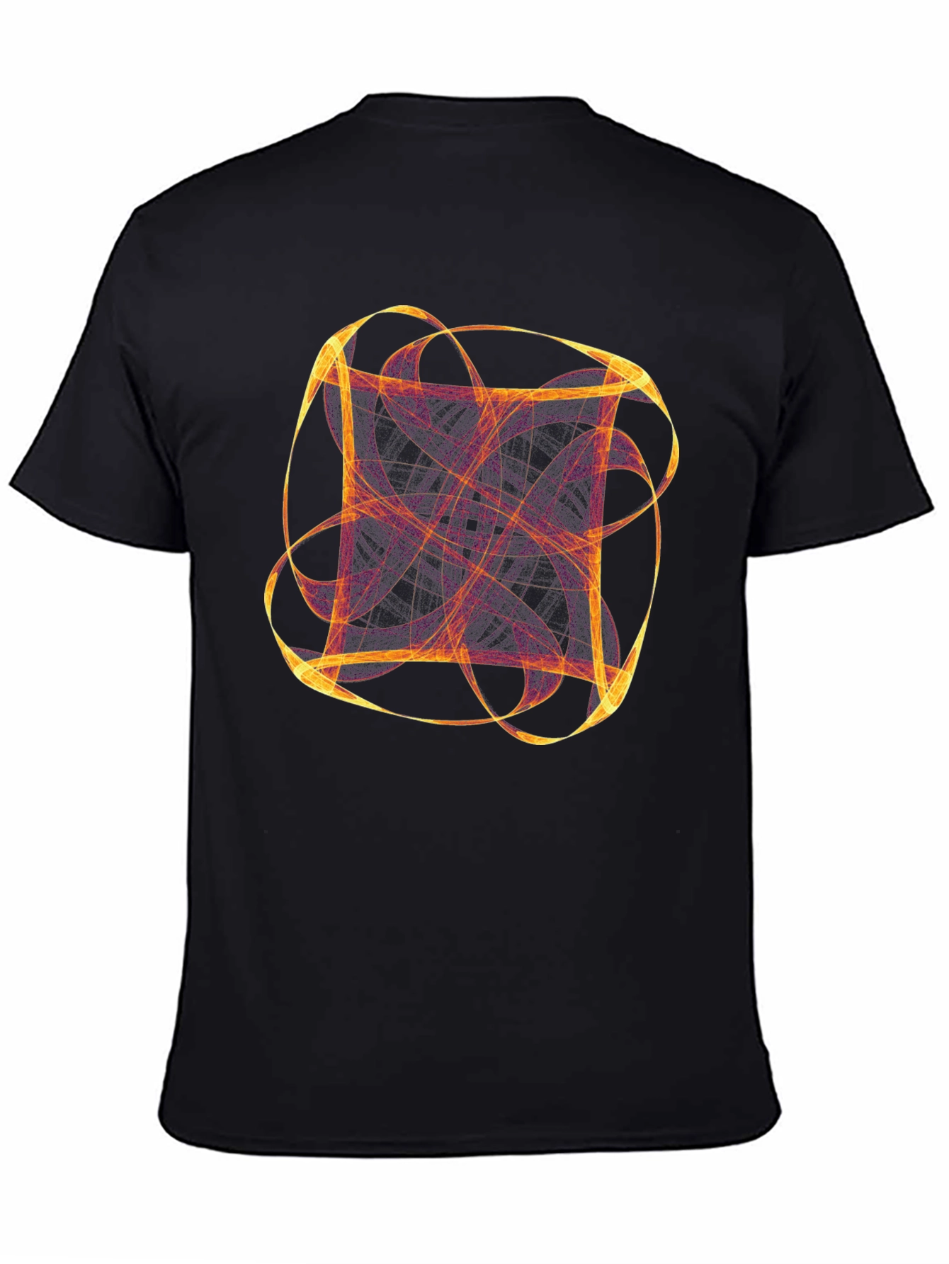 Abstract Graphic Tee - Black