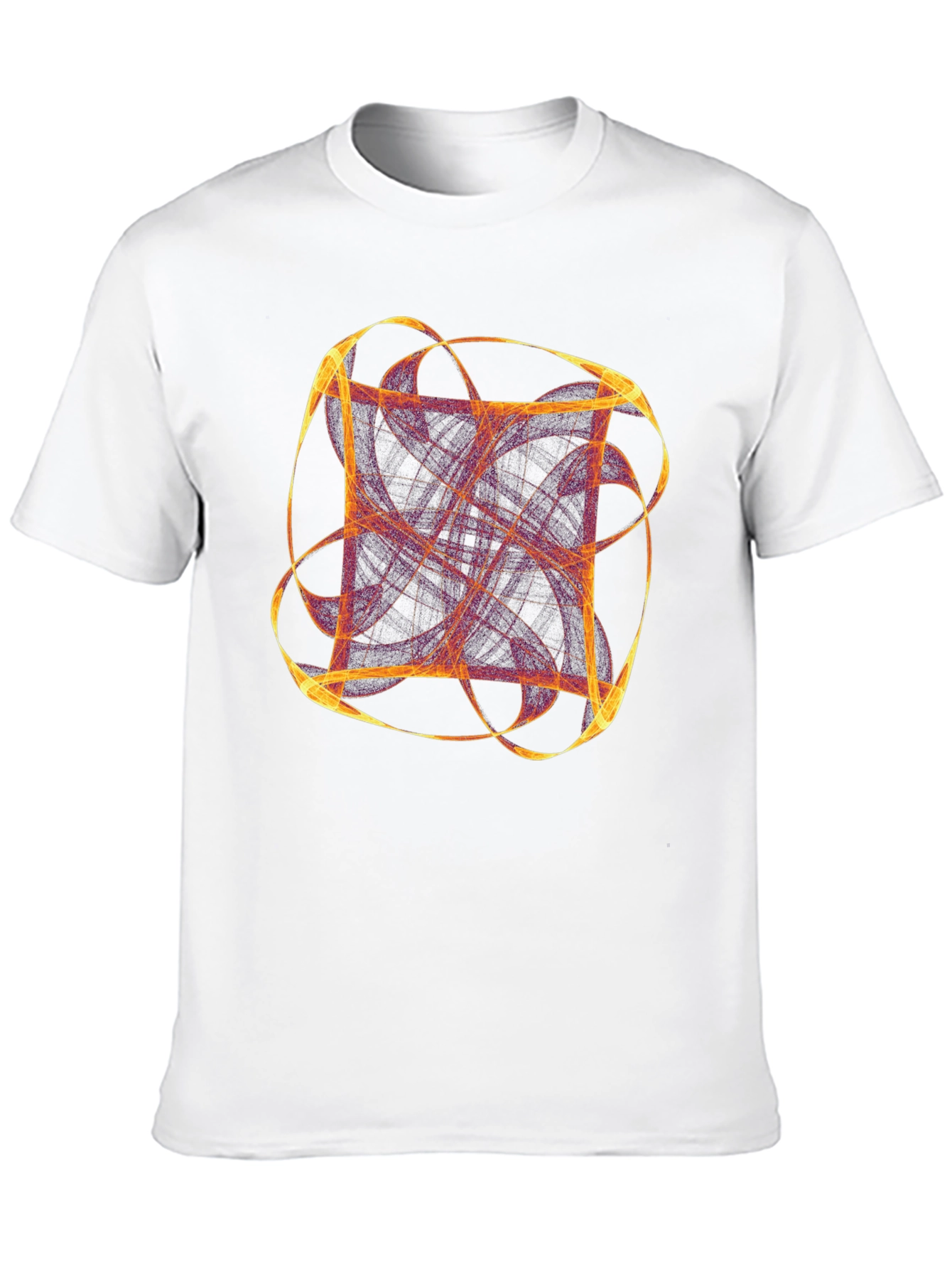 Abstract Graphic Tee - Black