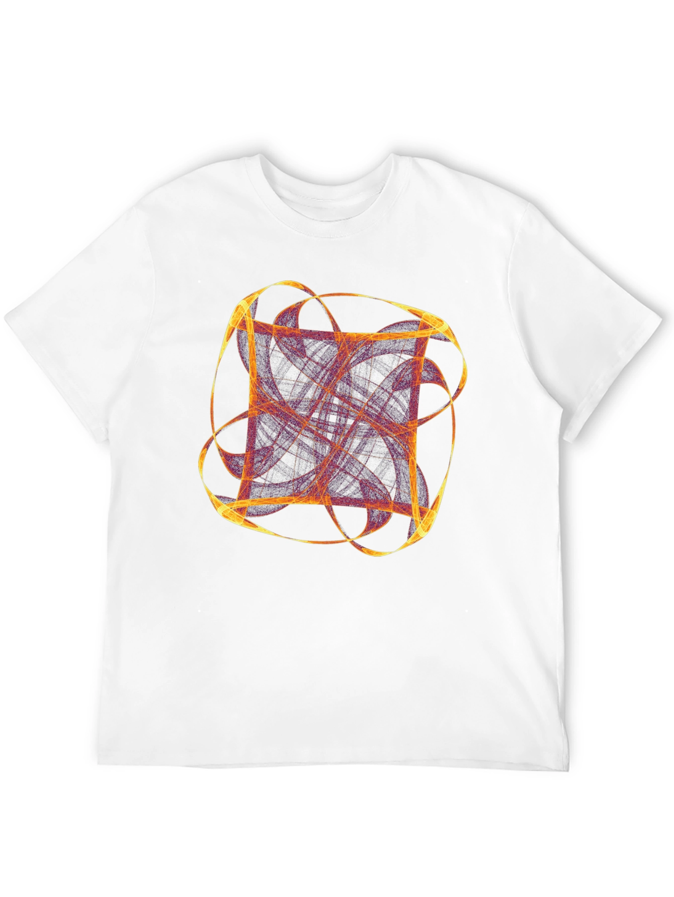 Abstract Graphic Tee - Black