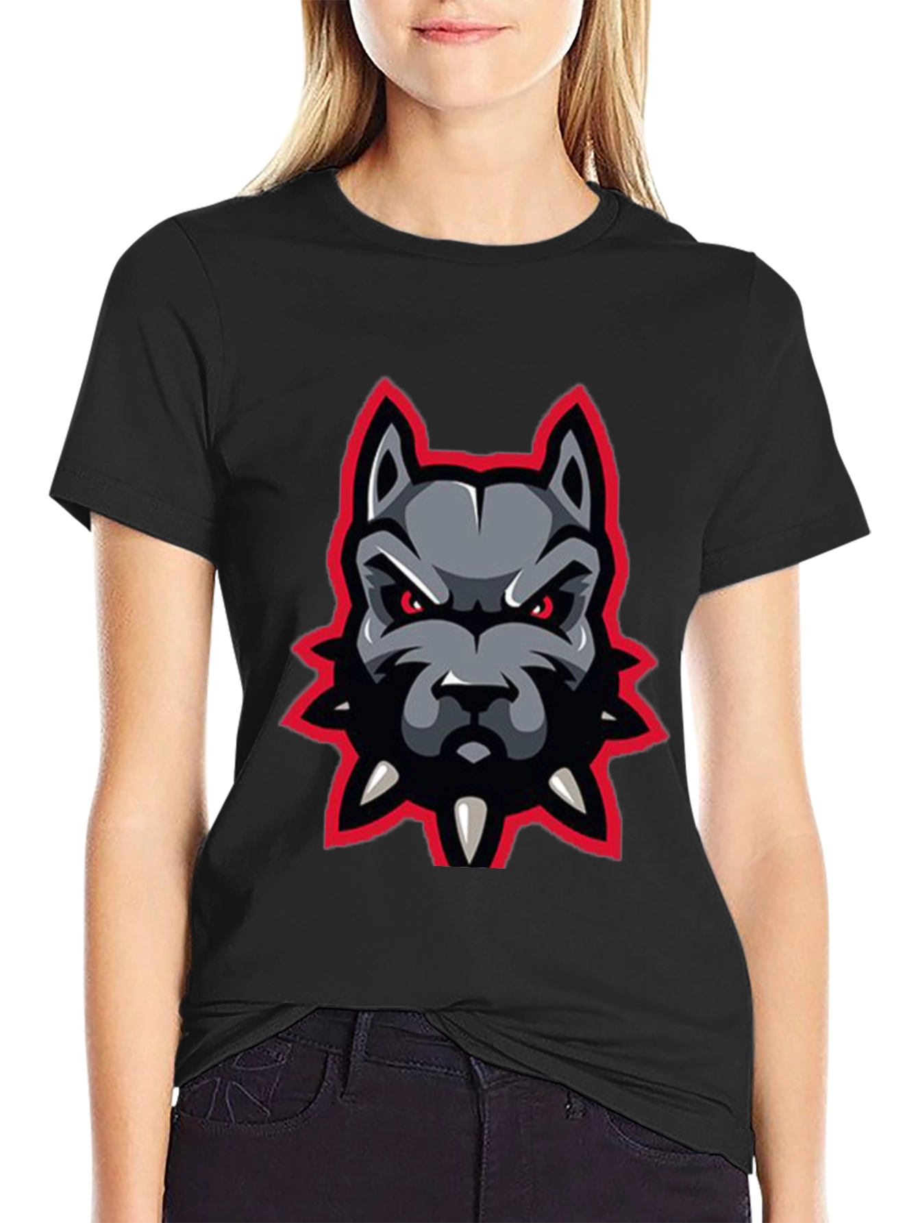 Mens Graphic Tee - Fierce Dog Design