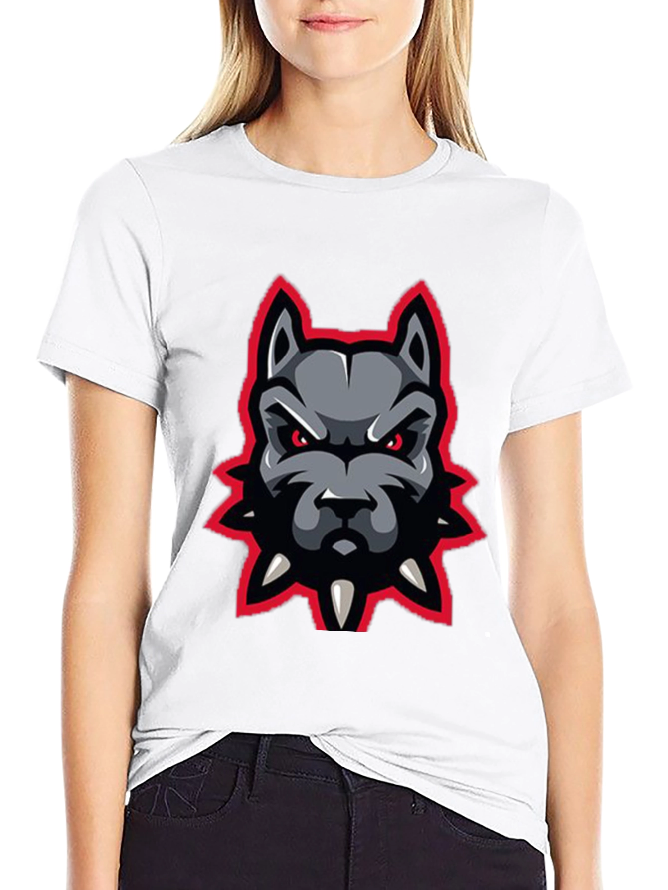 Mens Graphic Tee - Fierce Dog Design