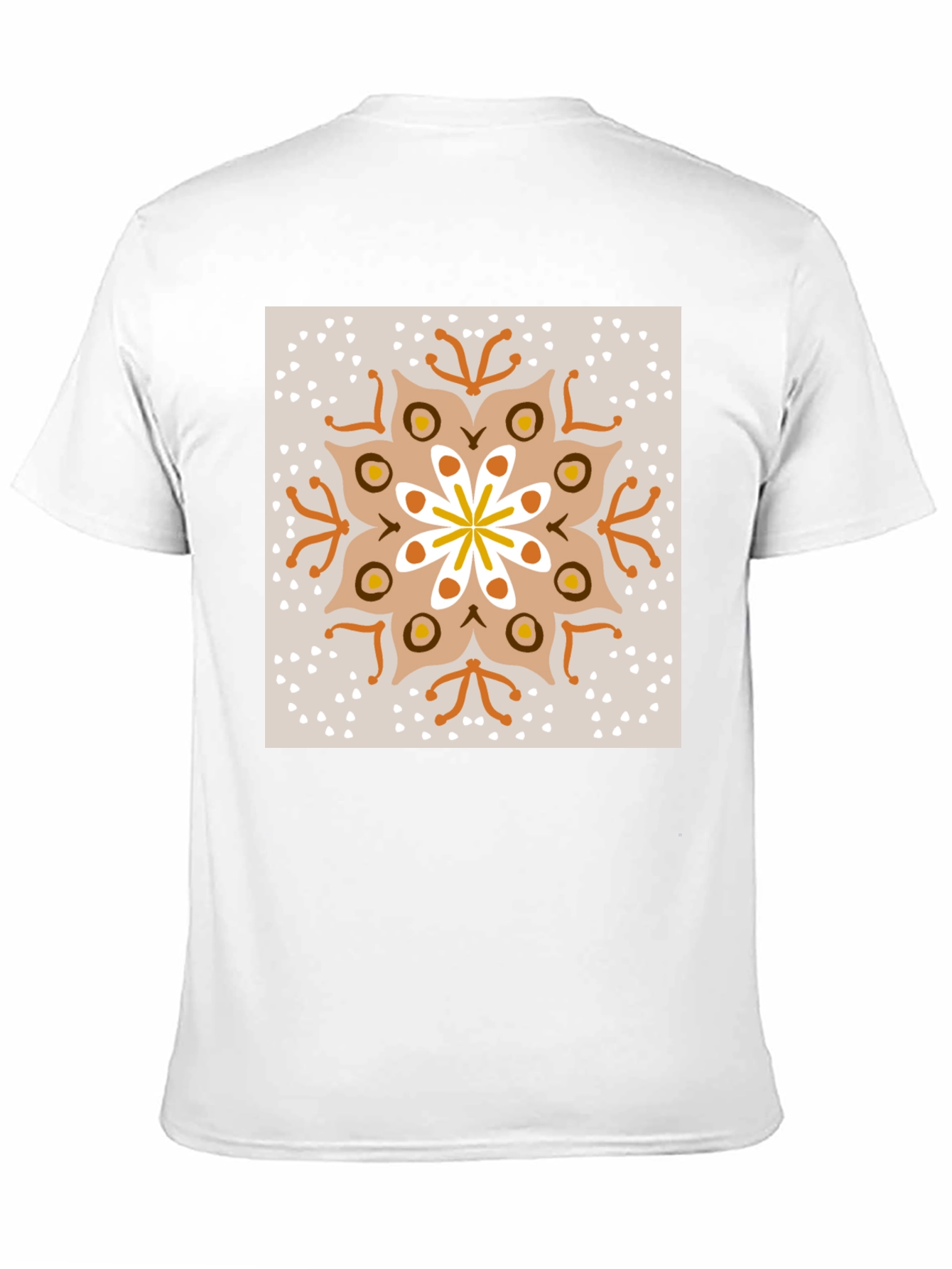 Boho Mandala Graphic Tee - Unisex Black T-Shirt