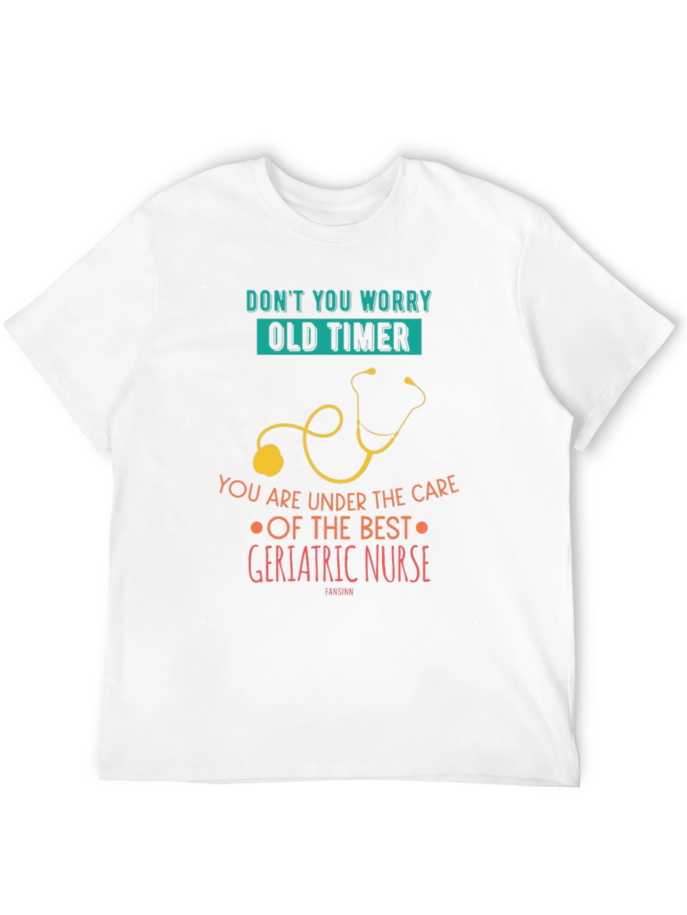 Geriatric Nurse T-Shirt - Funny Old Timer Nursing Tee