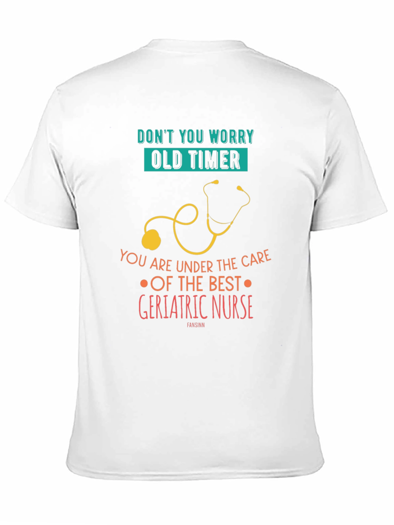 Geriatric Nurse T-Shirt - Funny Old Timer Nursing Tee
