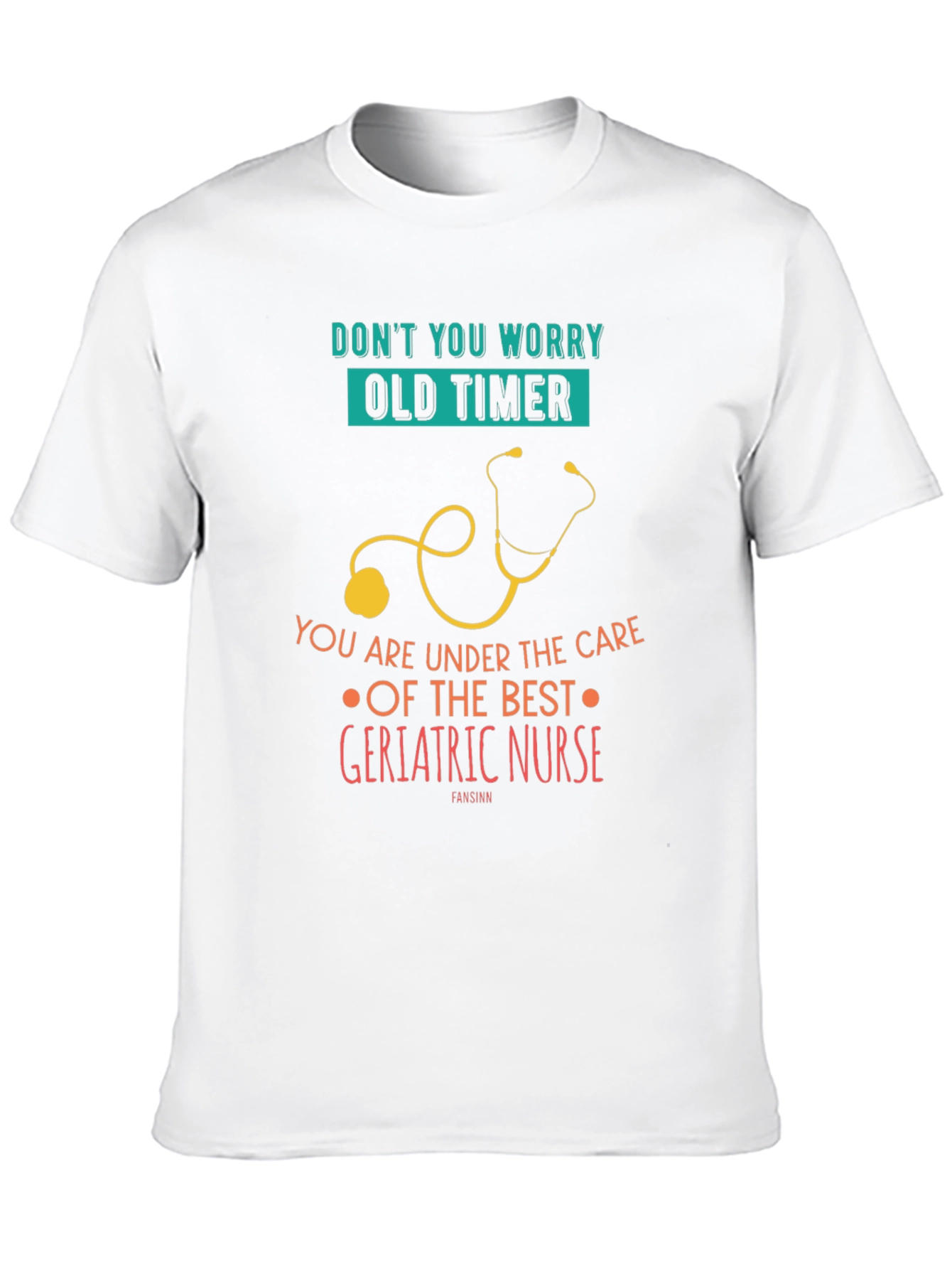 Geriatric Nurse T-Shirt - Funny Old Timer Nursing Tee