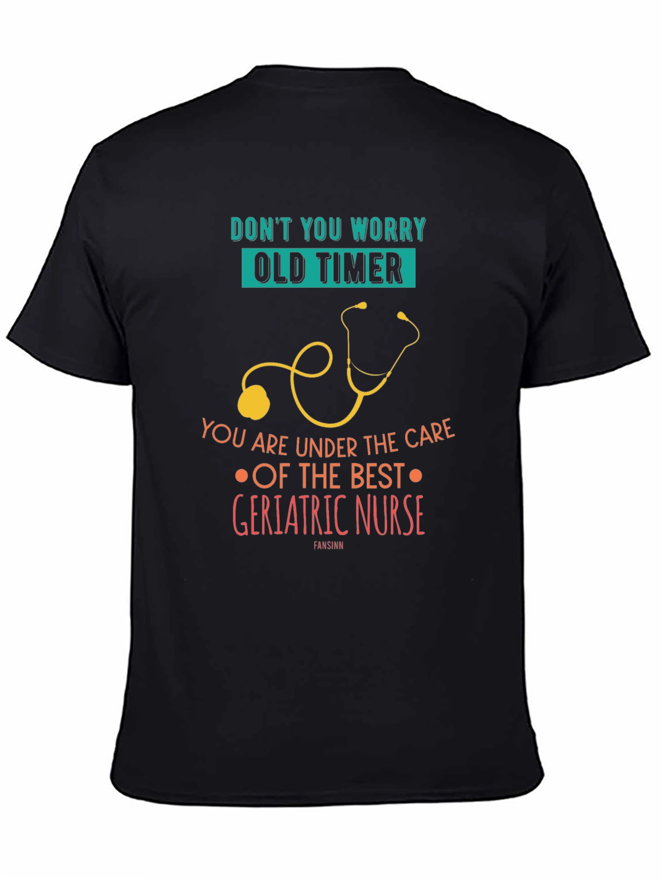 Geriatric Nurse T-Shirt - Funny Old Timer Nursing Tee
