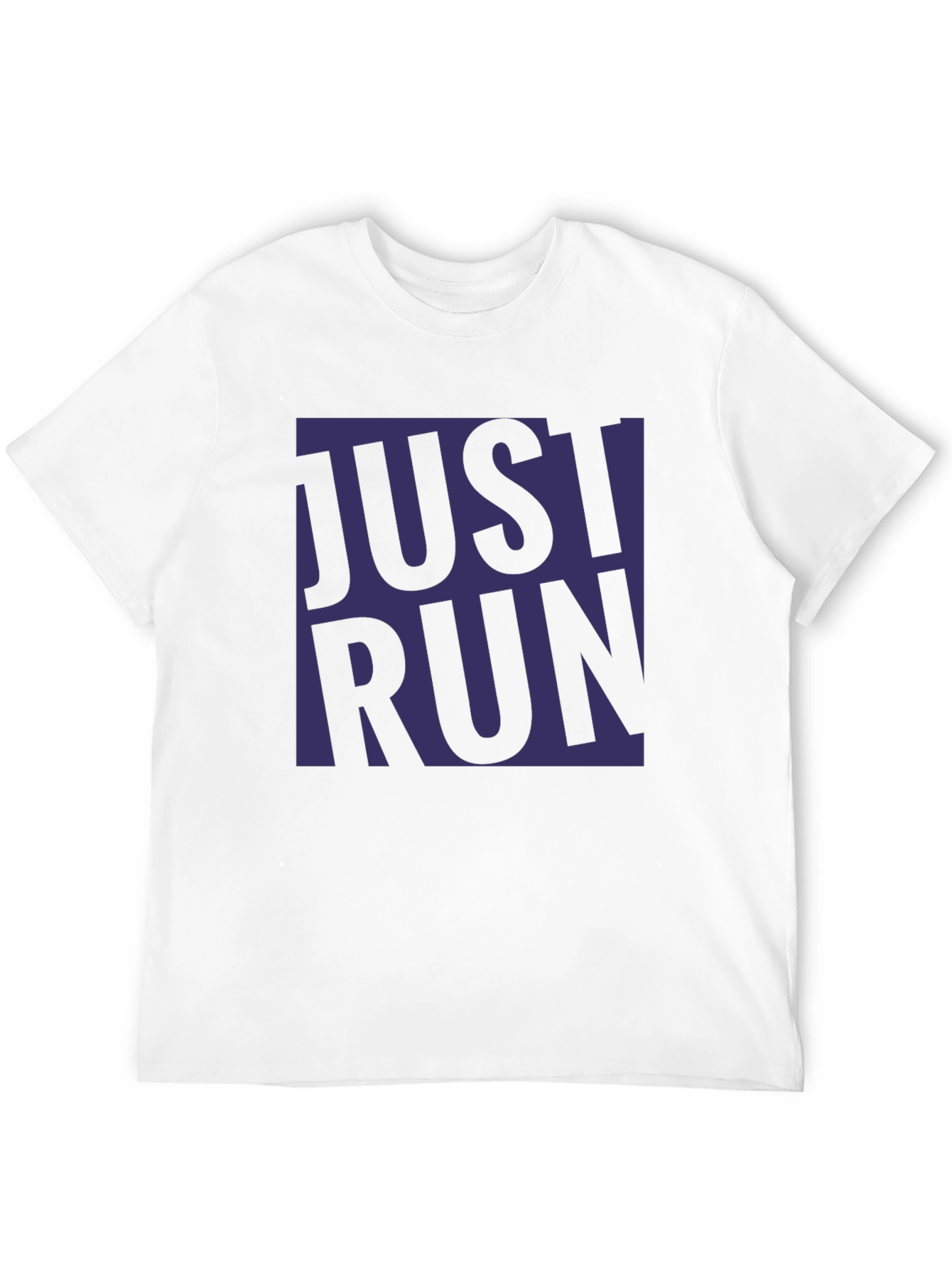 Just Run Graphic T-Shirt - Black