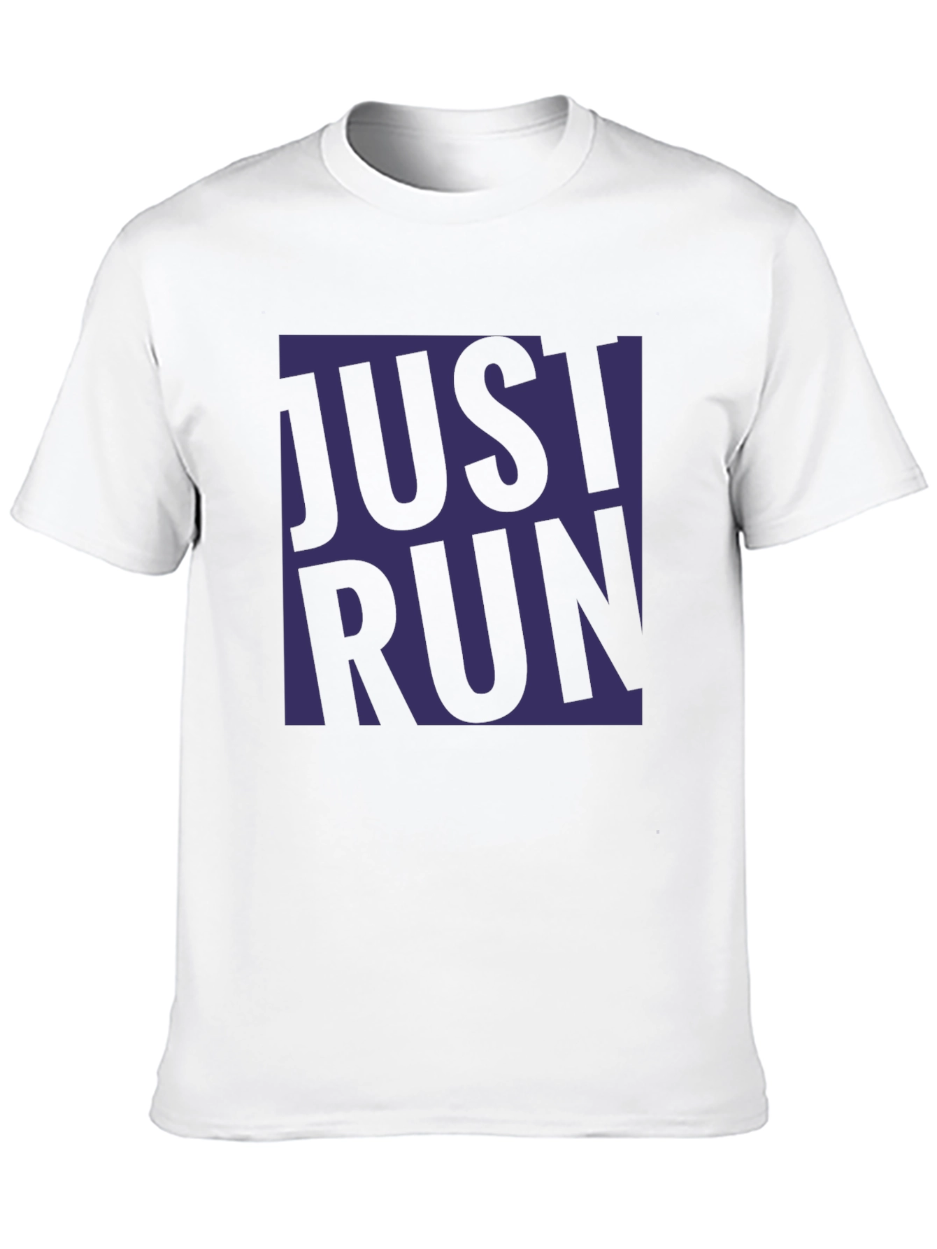 Just Run Graphic T-Shirt - Black