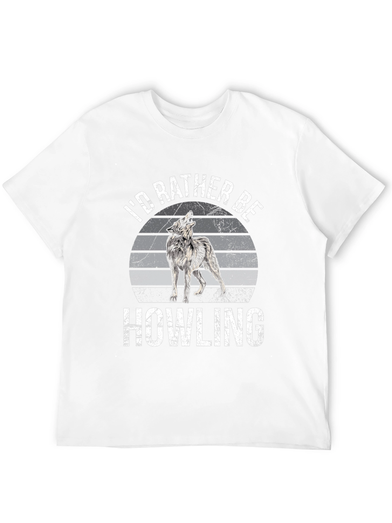 Id Rather Be Howling Wolf T-Shirt
