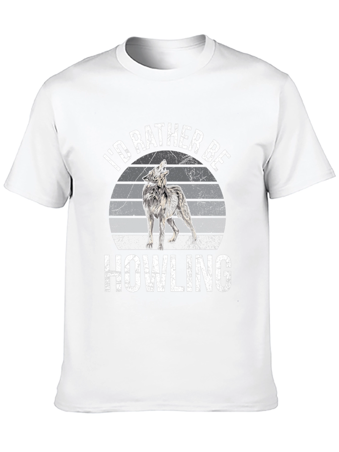 Id Rather Be Howling Wolf T-Shirt