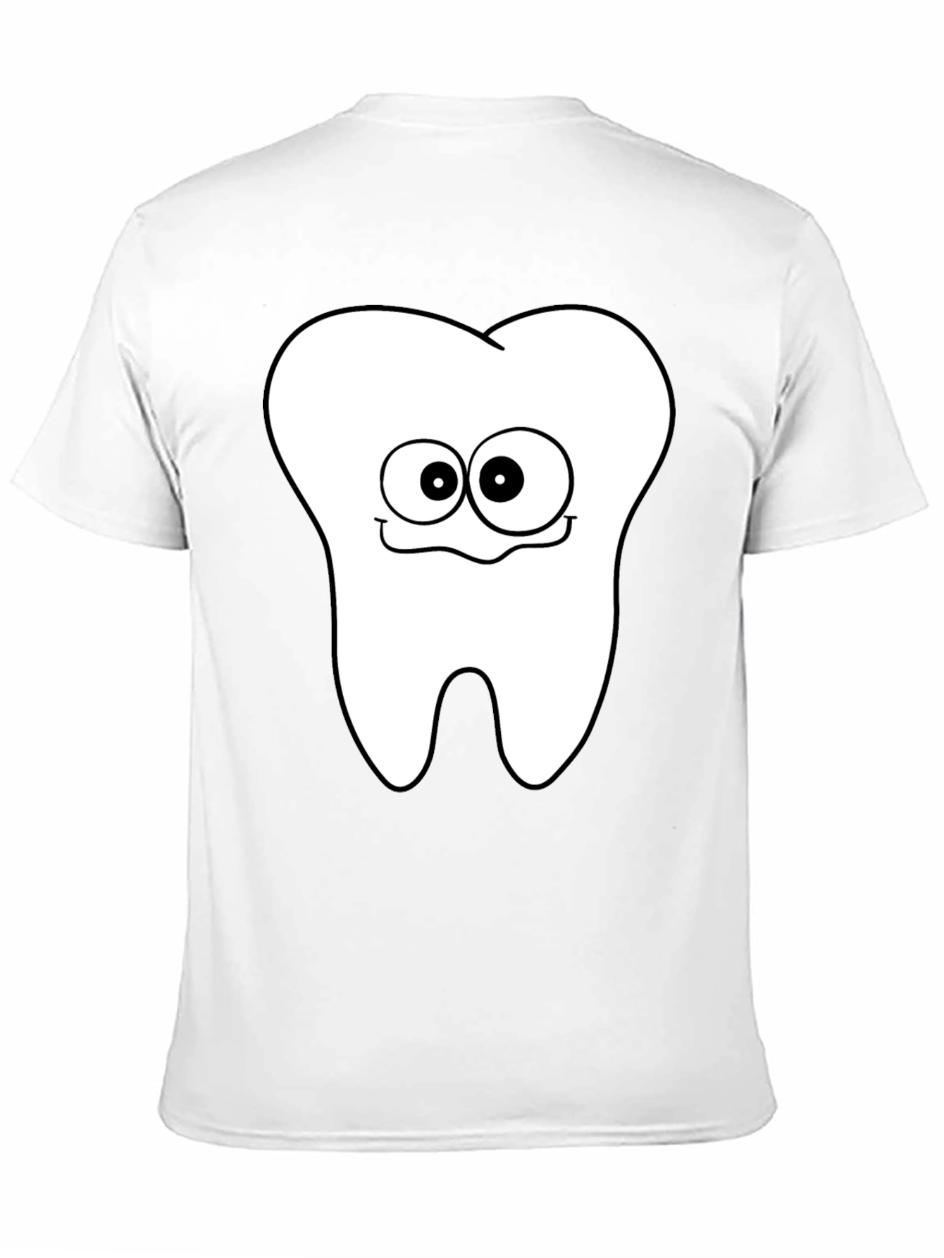 Funny Tooth Graphic T-Shirt - Black Cotton Tee