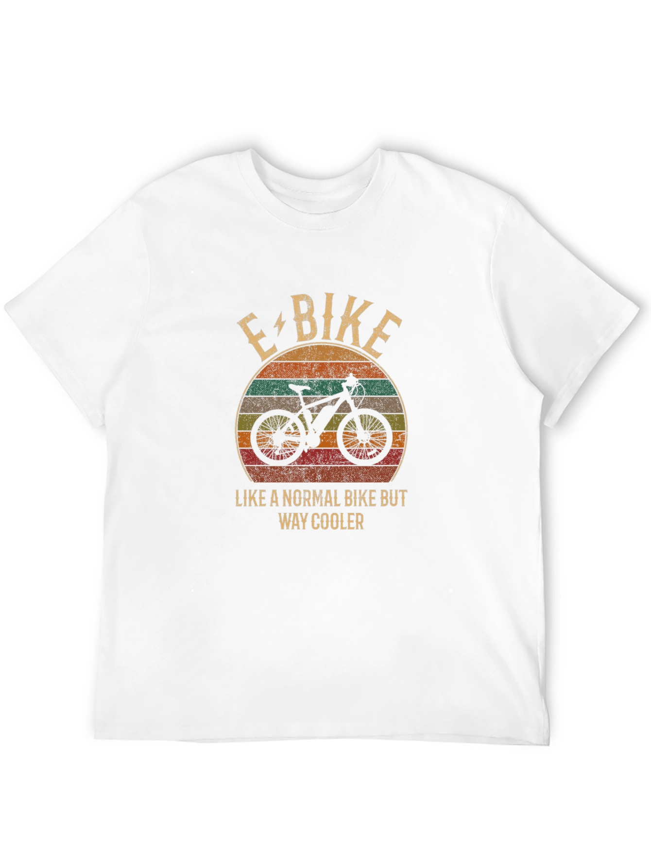 E-Bike Cool Retro T-Shirt