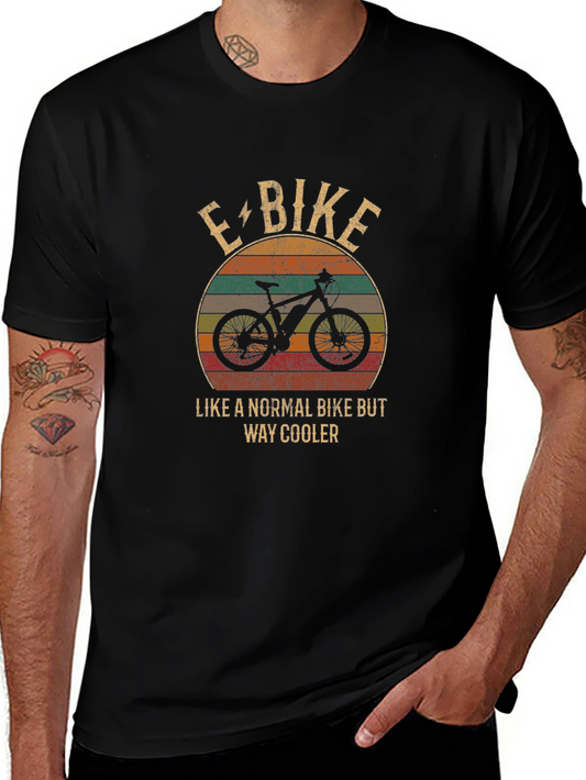 E-Bike Cool Retro T-Shirt