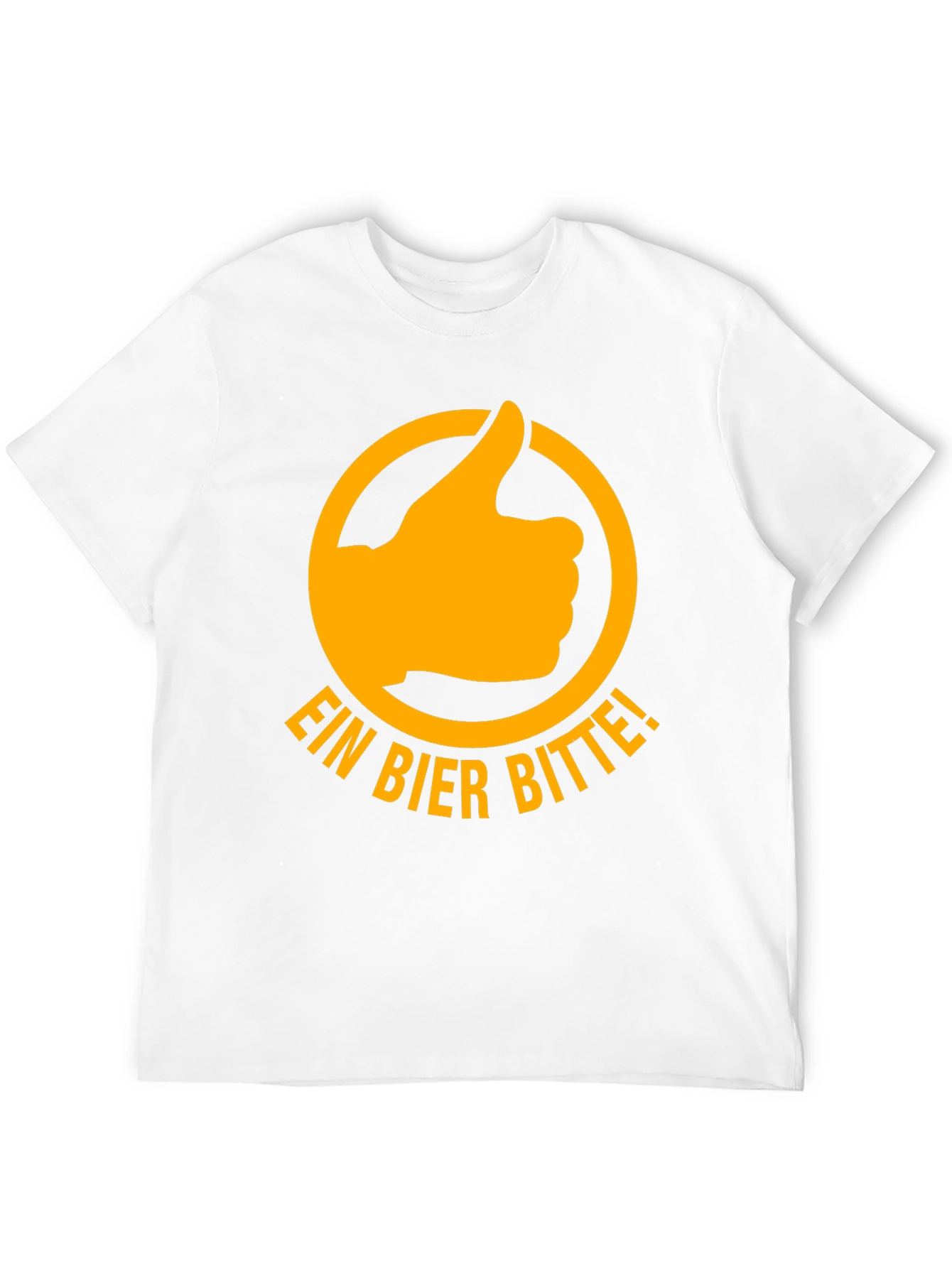 Ein Bier Bitte T-Shirt - Thumbs Up Graphic Tee