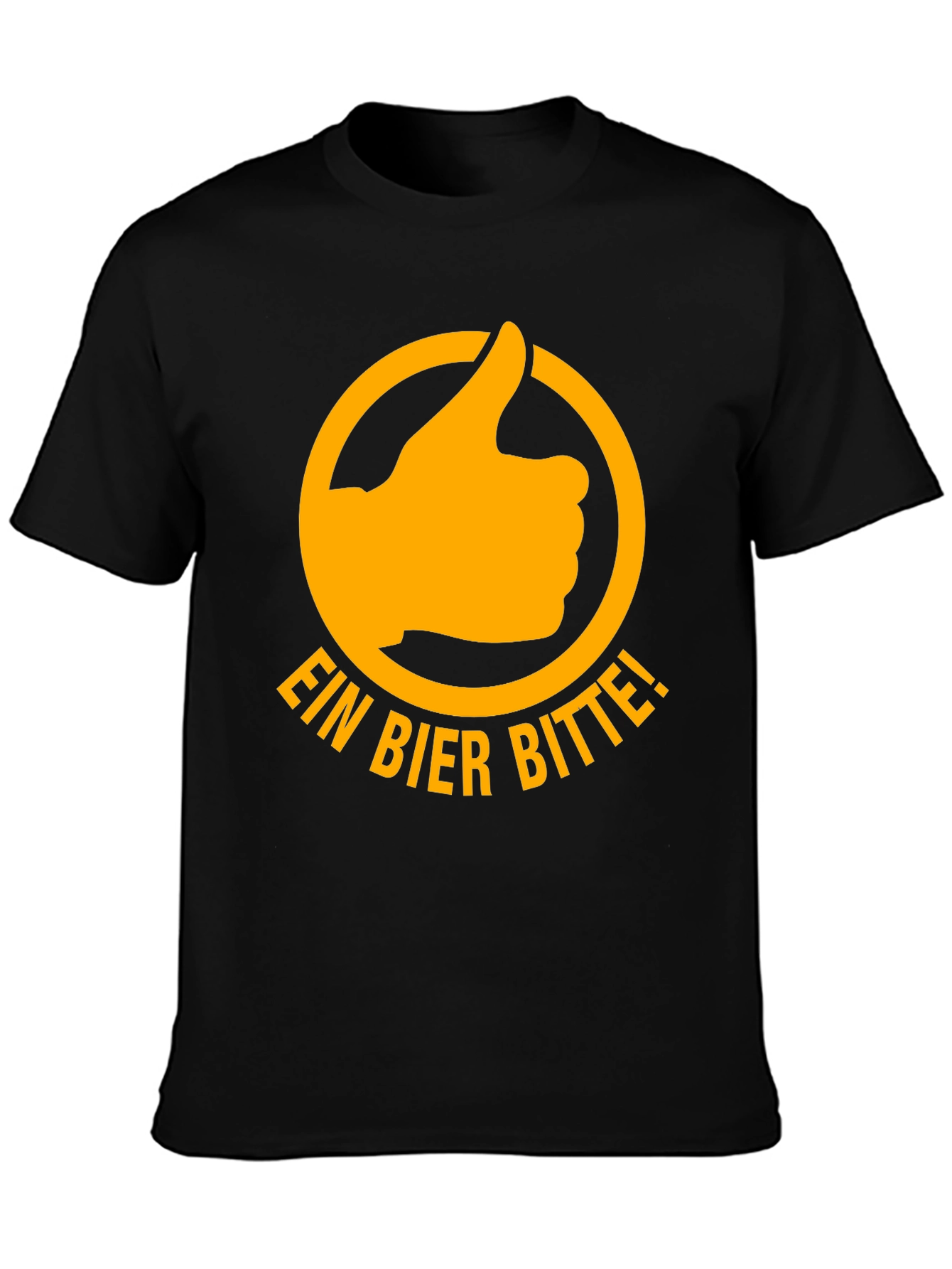 Ein Bier Bitte T-Shirt - Thumbs Up Graphic Tee