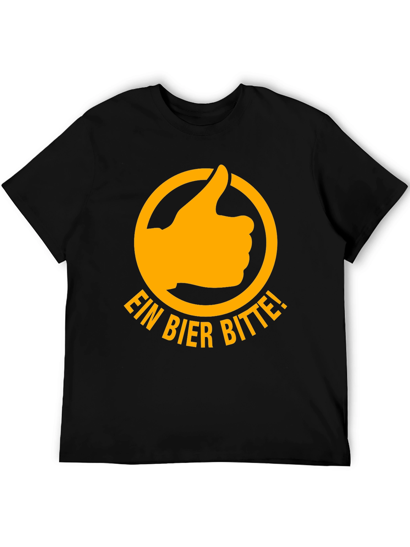 Ein Bier Bitte T-Shirt - Thumbs Up Graphic Tee
