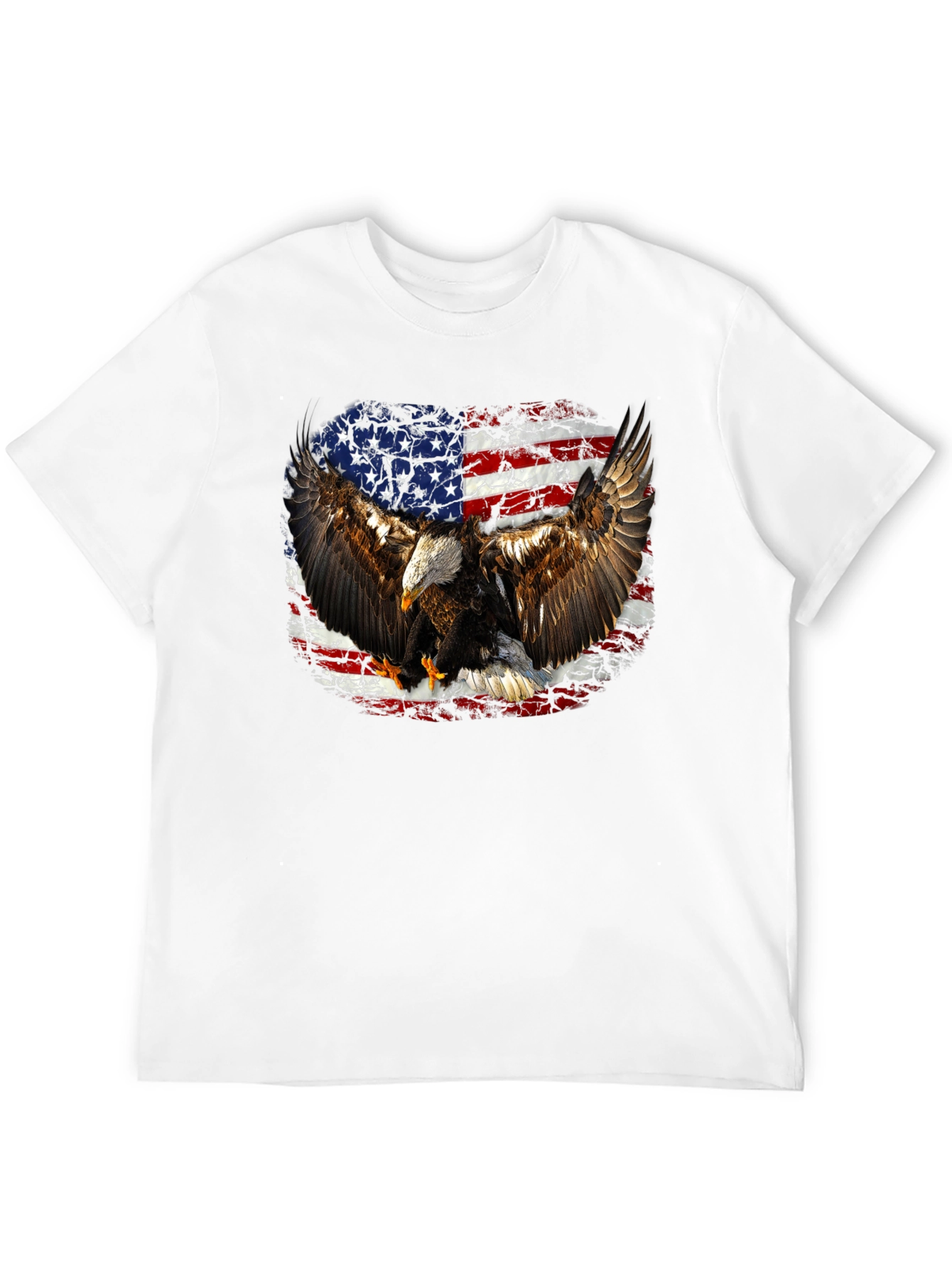 American Eagle Flag T-Shirt - Patriotic Pride