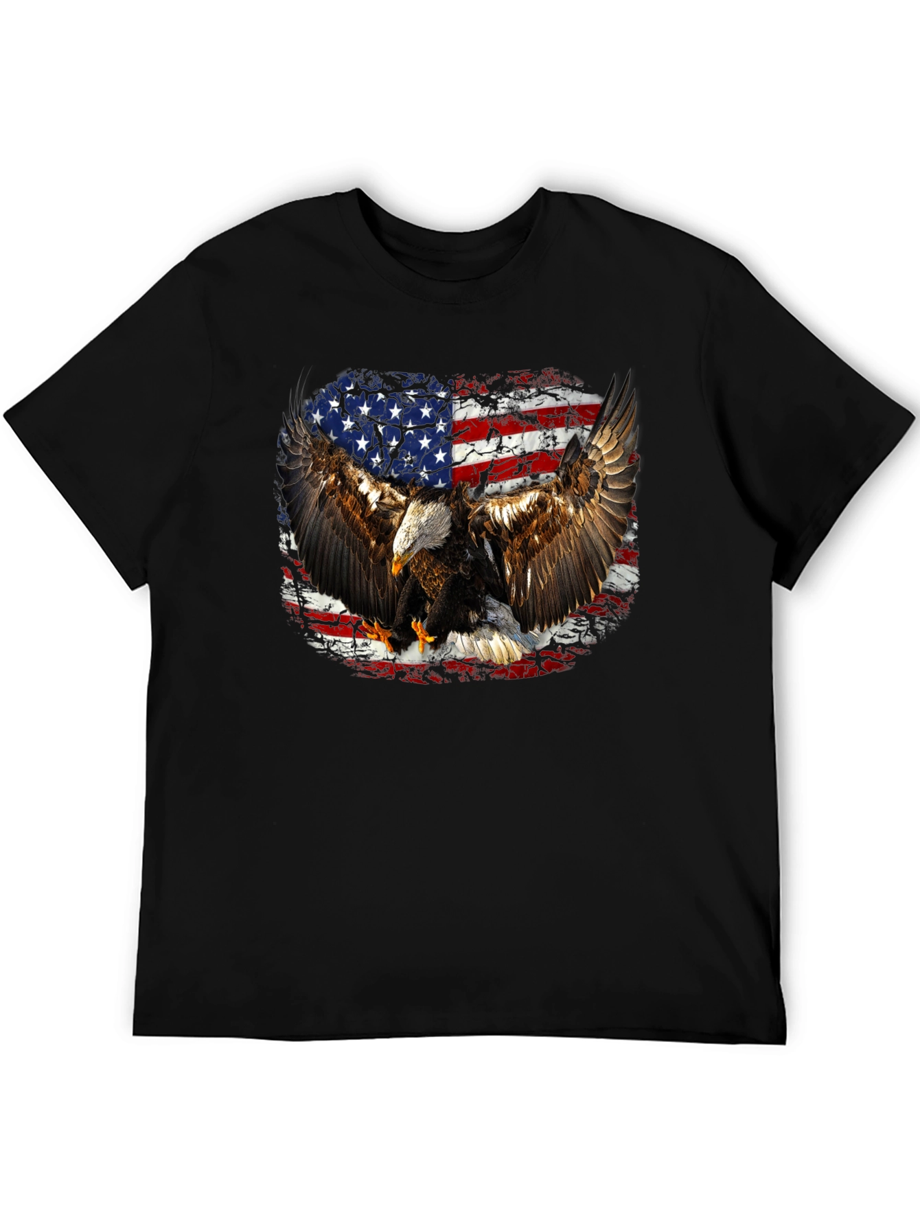 American Eagle Flag T-Shirt - Patriotic Pride