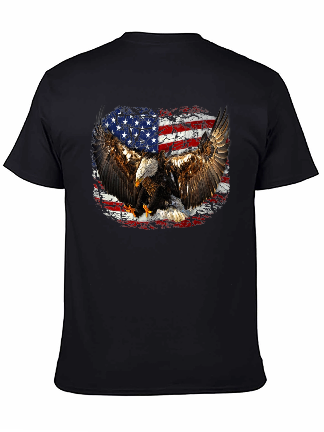 American Eagle Flag T-Shirt - Patriotic Pride