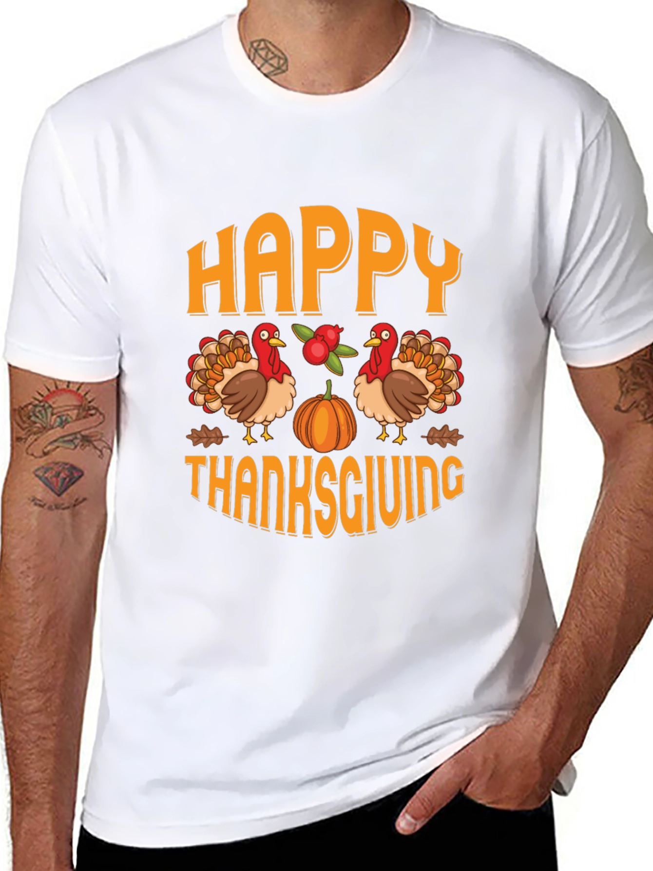 Happy Thanksgiving Graphic T-Shirt