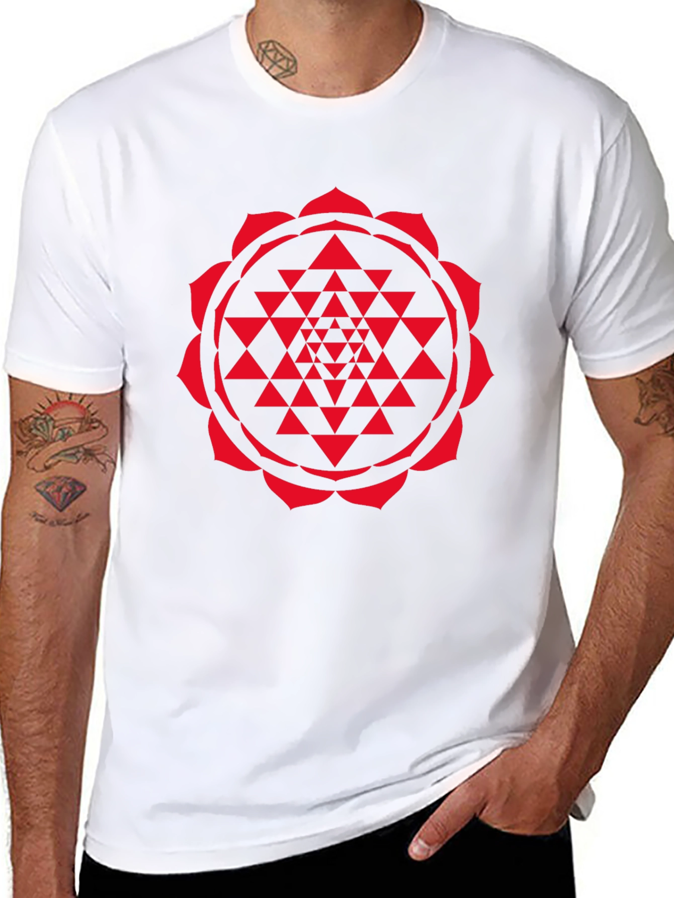 Sriyantra Graphic Tee - Black